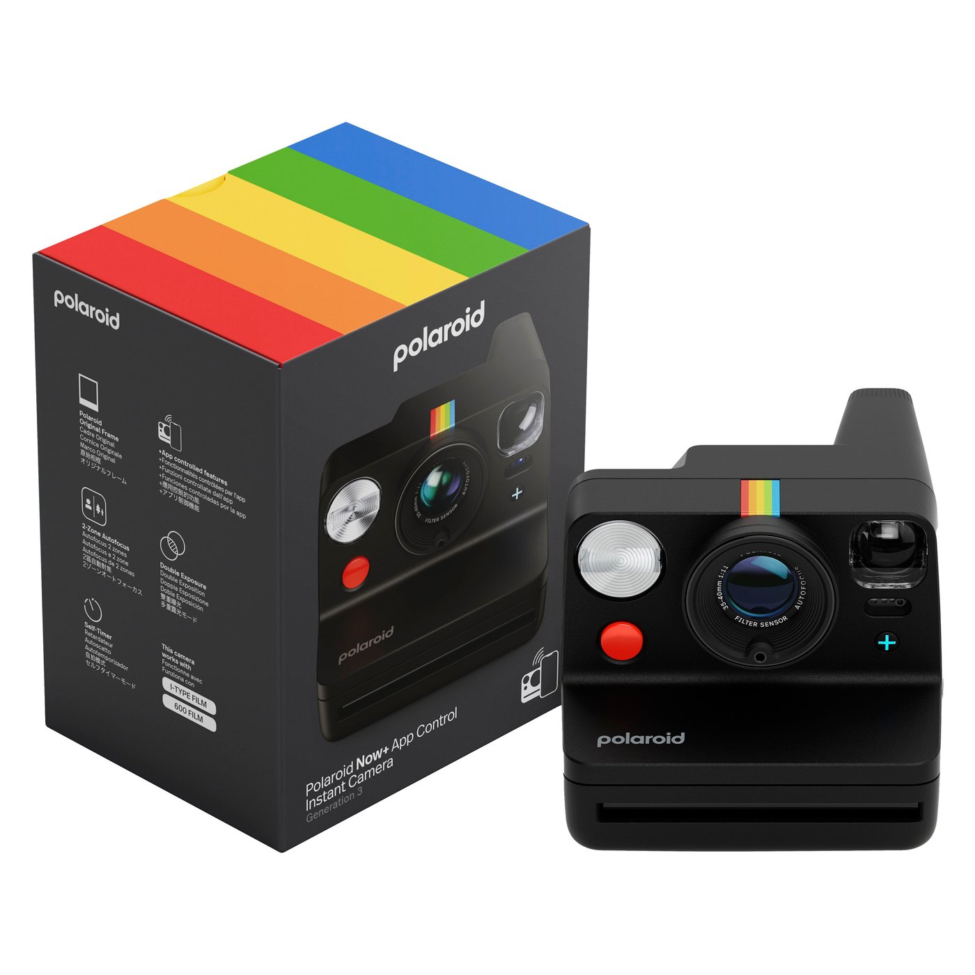 Polaroid Now+ Gen 3 Black