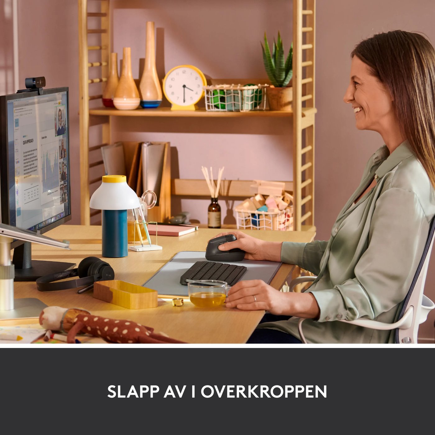 Logitech Lift Vertikal datamus Graphite