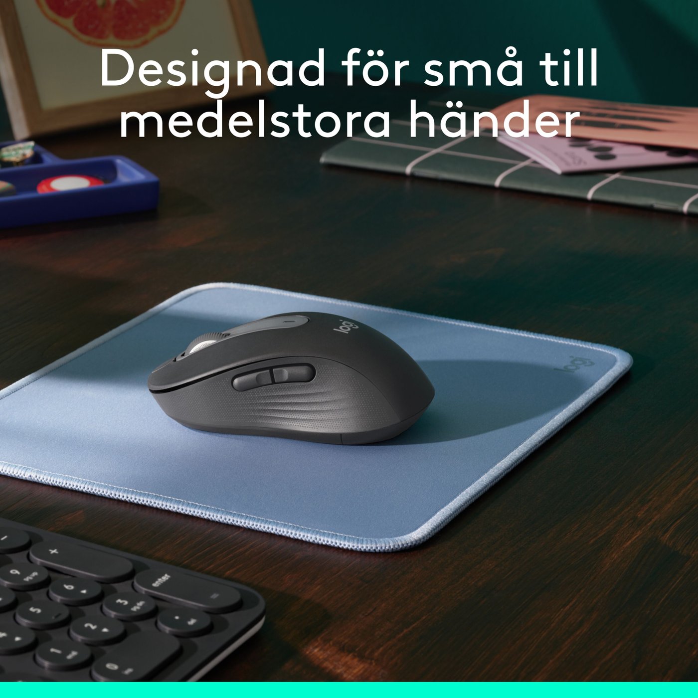 Logitech Signature M650 Trådlös datormus Graphite