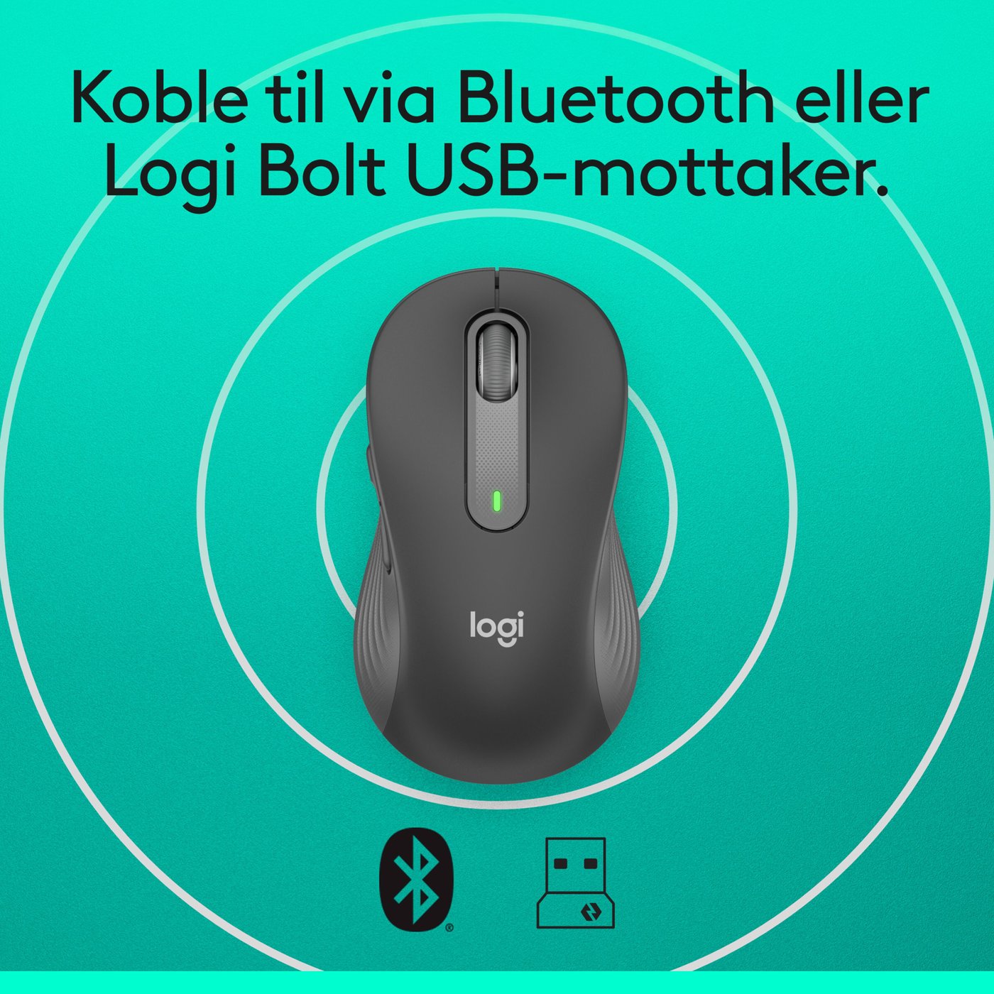 Logitech Signature M650 Trådløs datamus Graphite