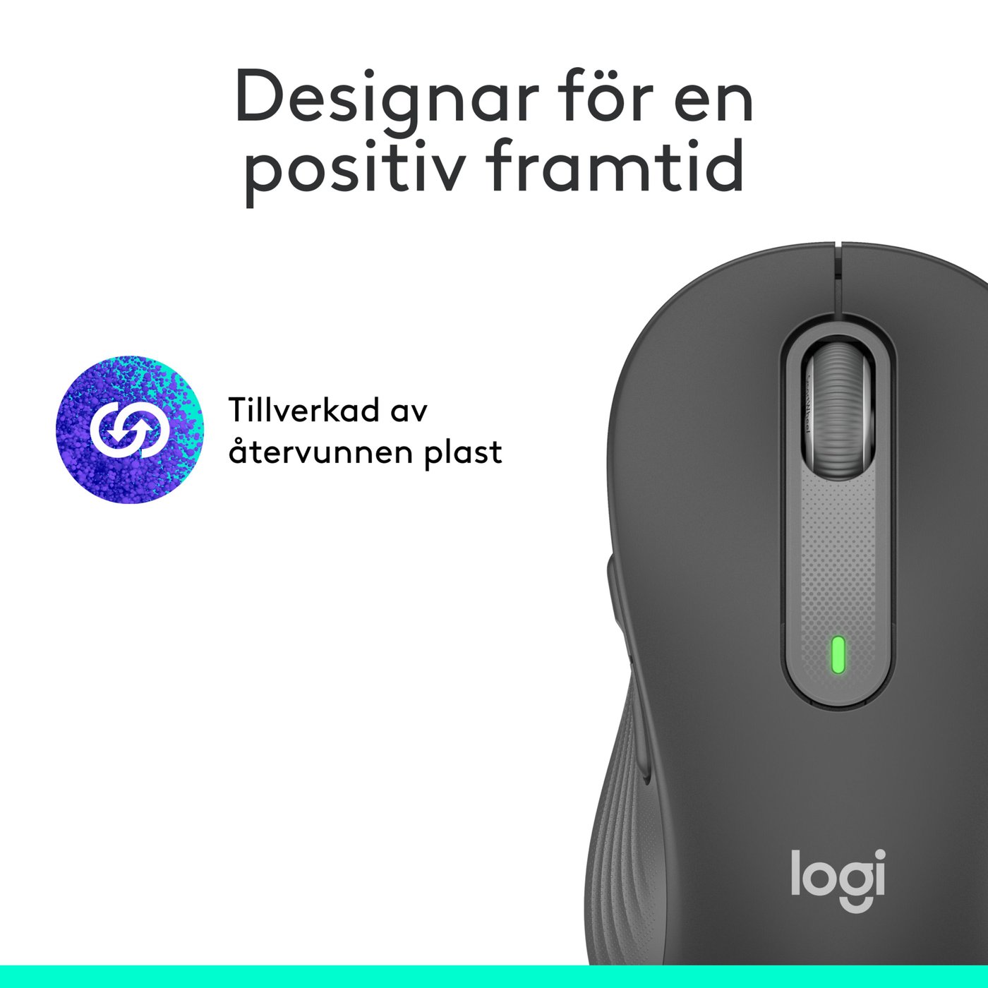 Logitech Signature M650 Trådlös datormus Graphite