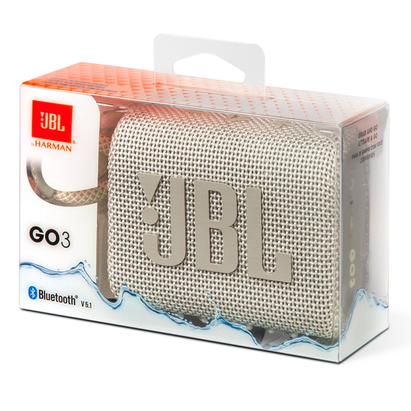 JBL Go 3 Trådløs høyttaler Hvit