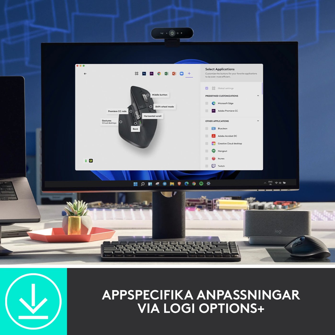 Logitech Mx Master 3s Trådlös datormus Graphite