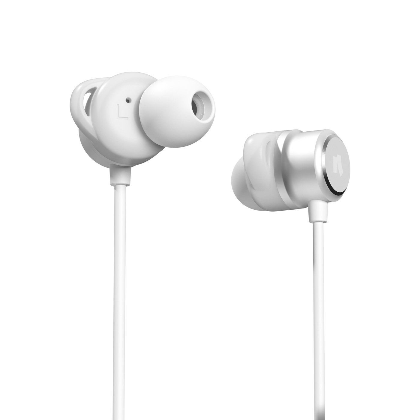 Nomadelic Trådløse hodetelefoner Solo 204 Hvit