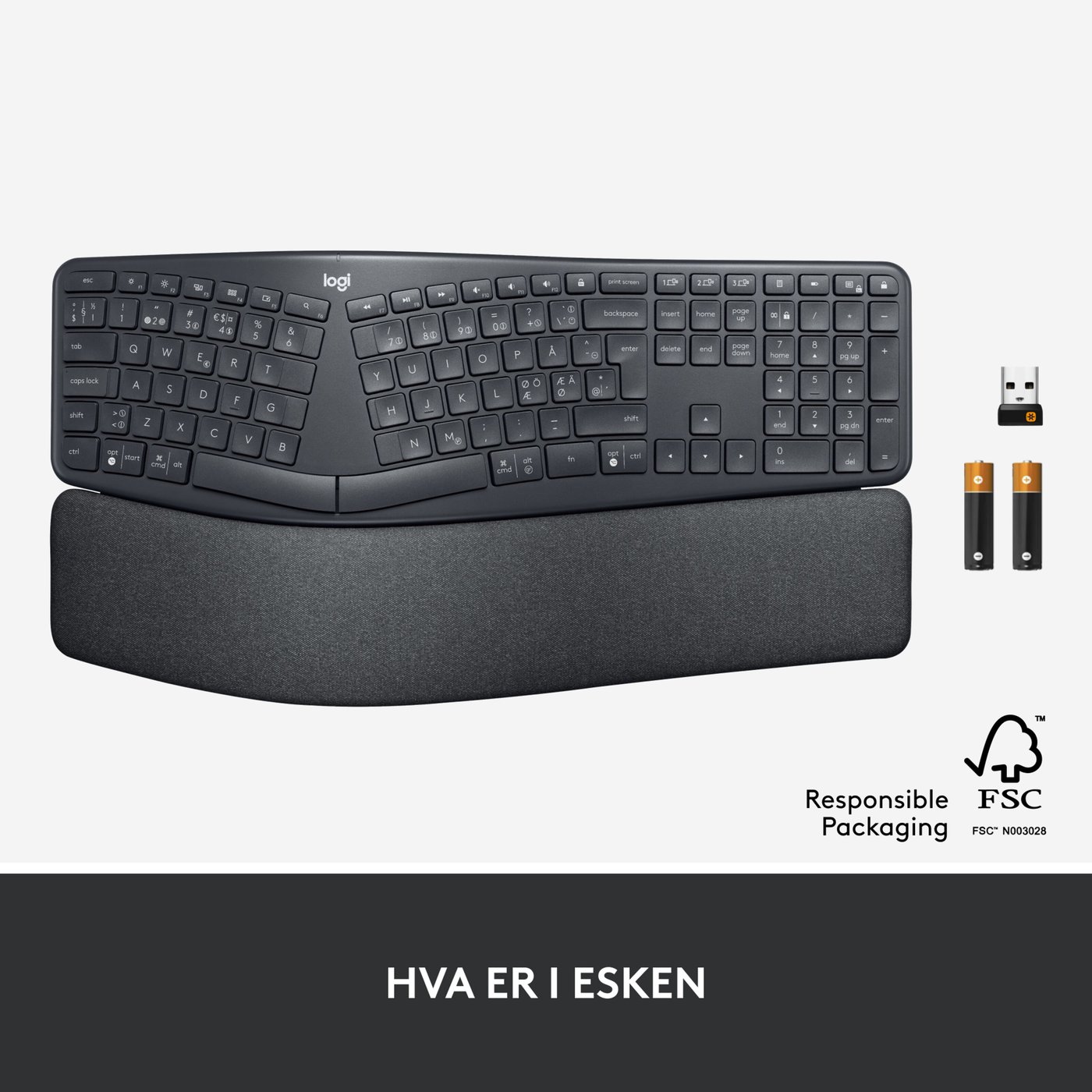Logitech Ergo K860 Ergonomisk tastatur