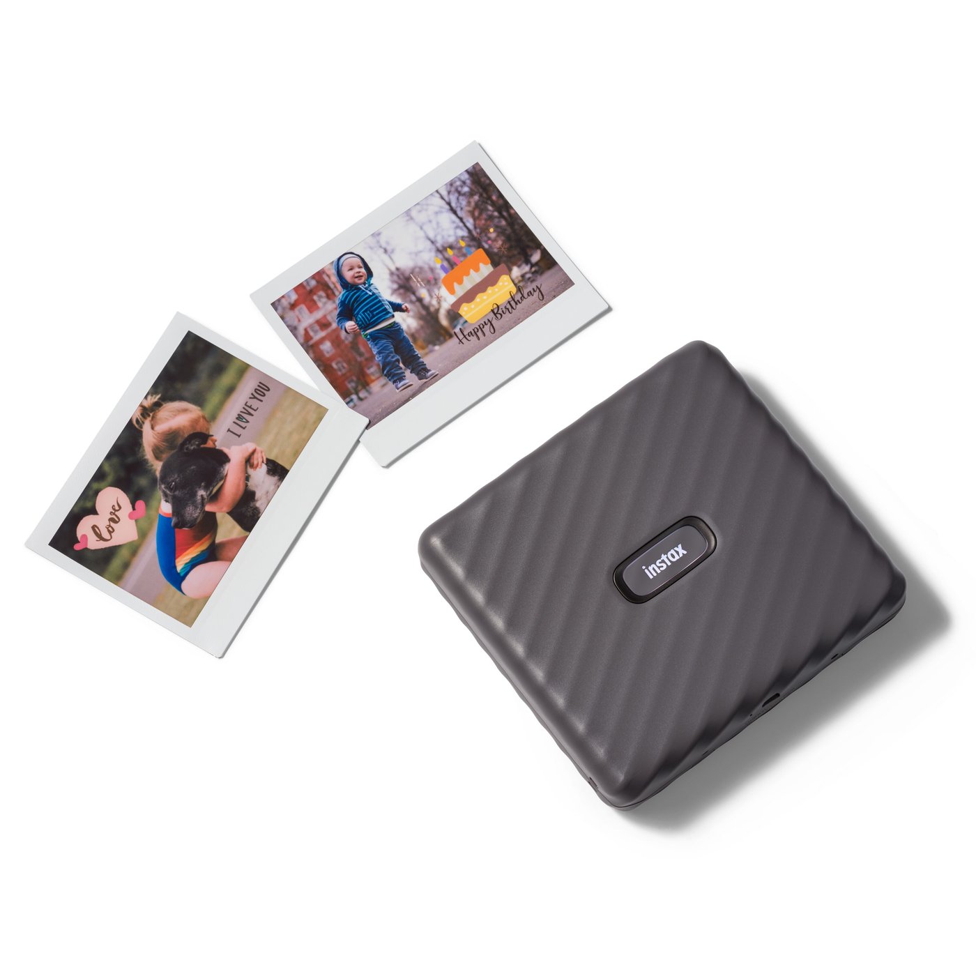 Fujifilm instax Link WIDE grå startpaket