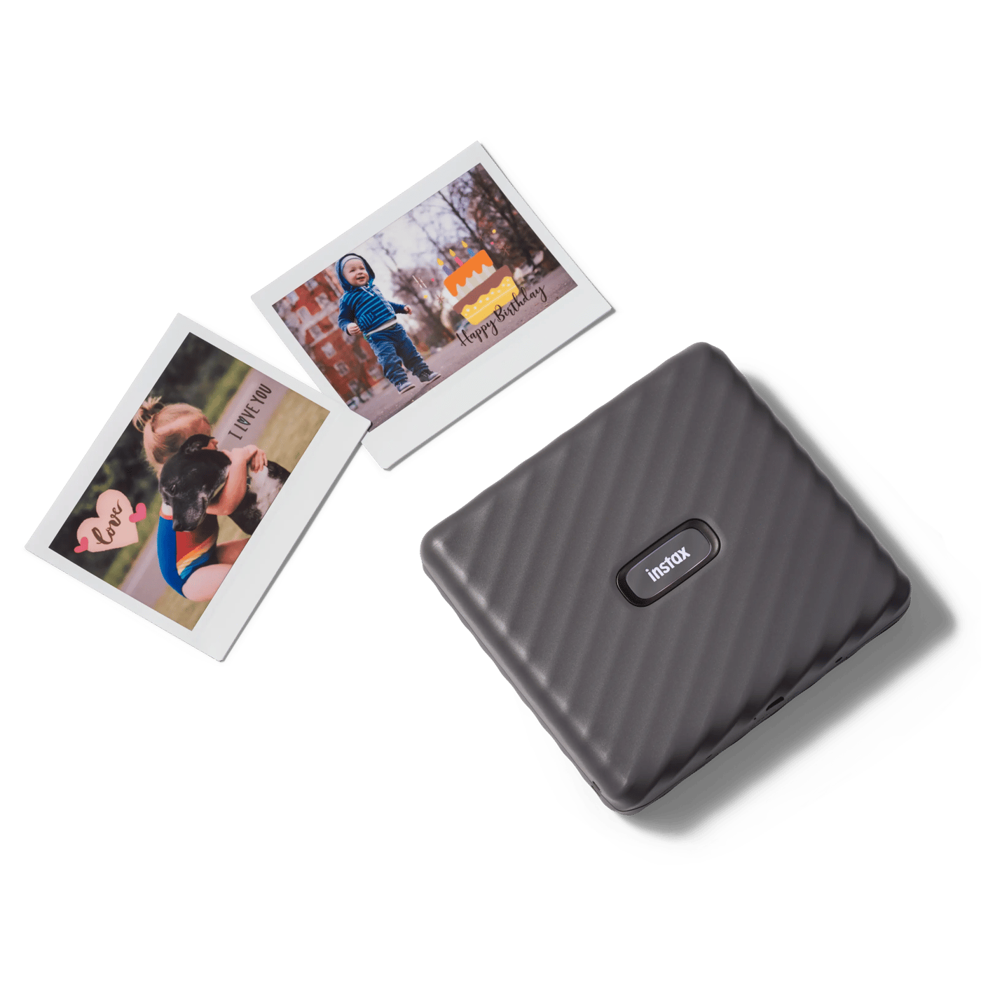 Fujifilm instax Link WIDE grå inkludert 10-pk. film