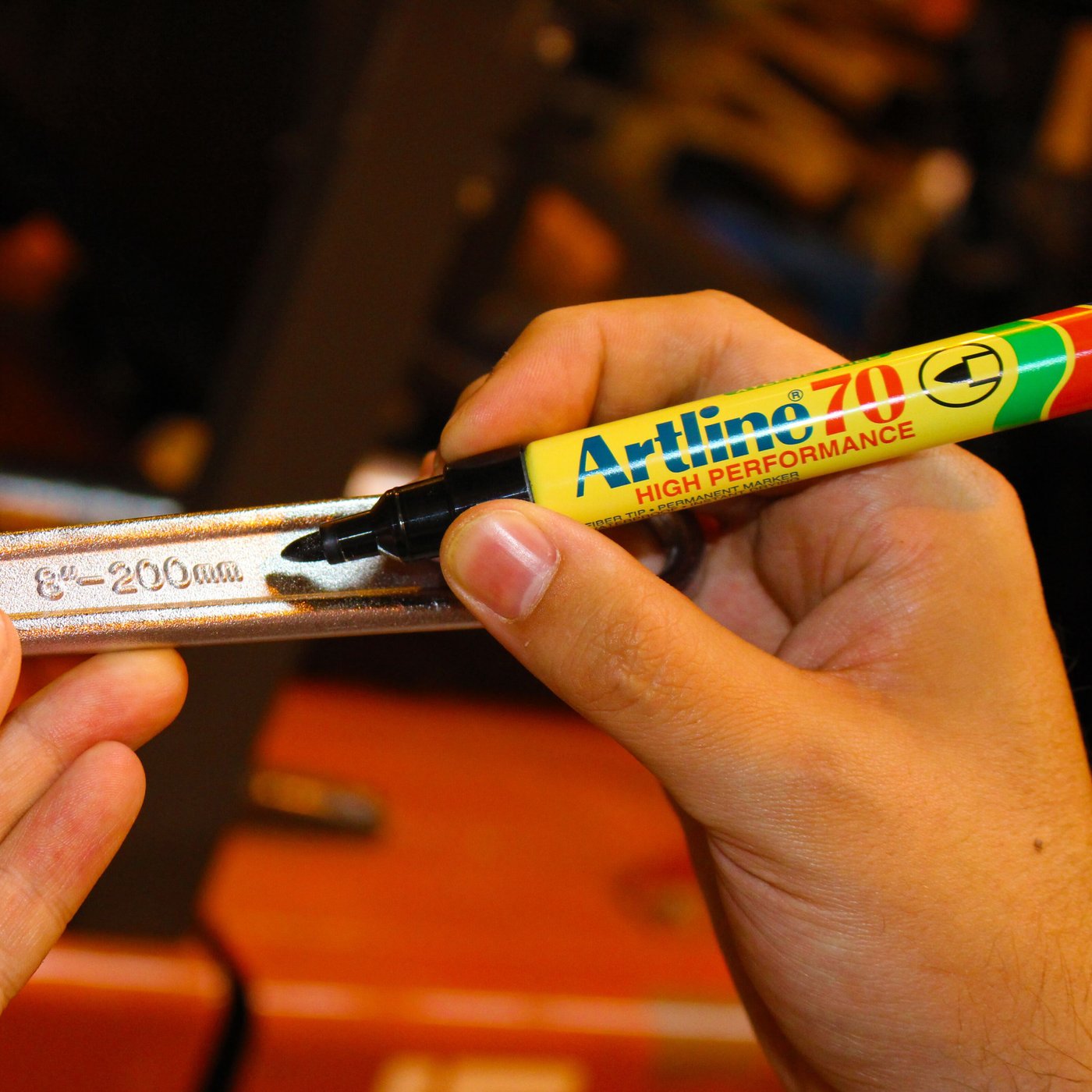 Artline Märkpenna 70 Svart 4-pack