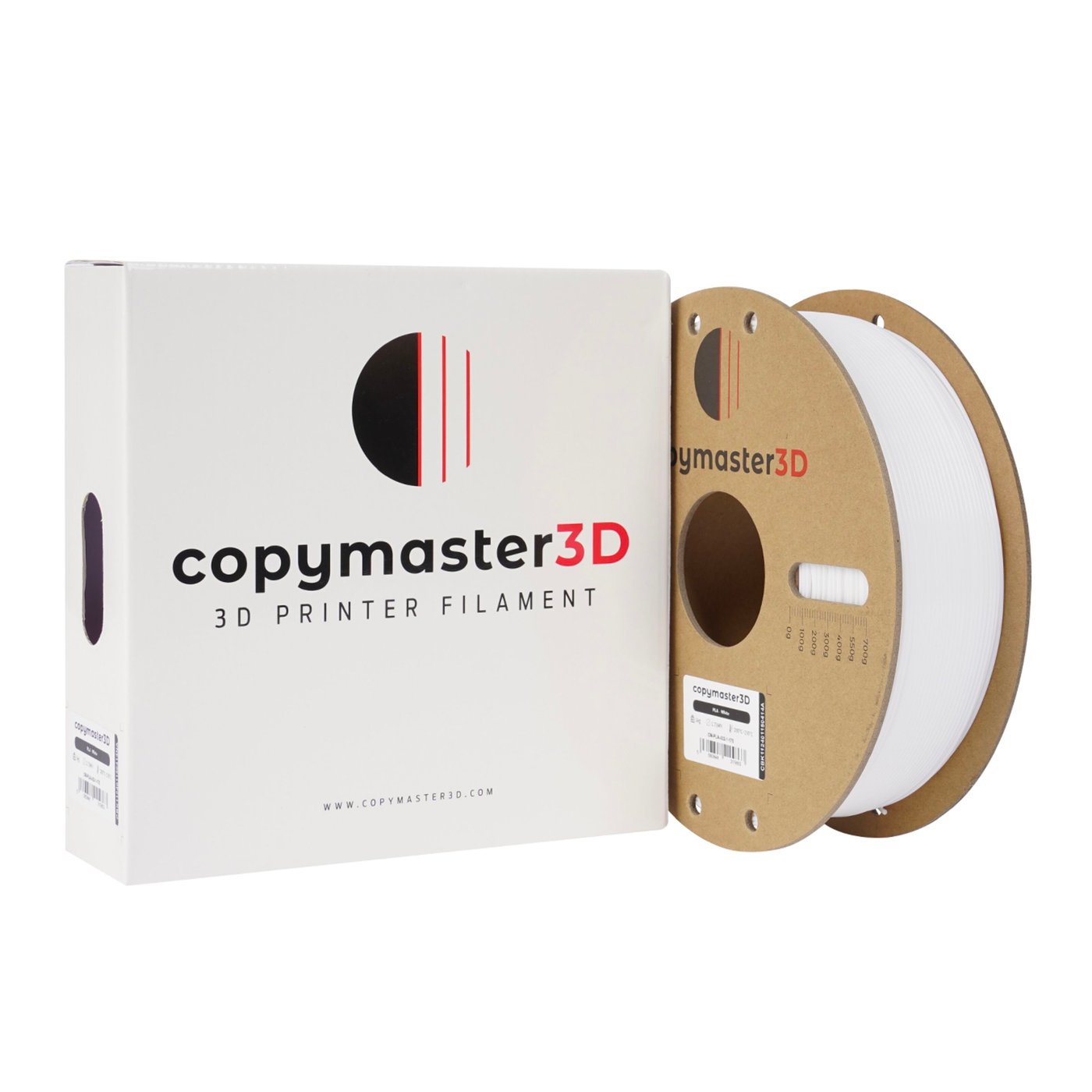 Copymaster3D PLA-filament för 3D-skrivare 1,75 mm Vit