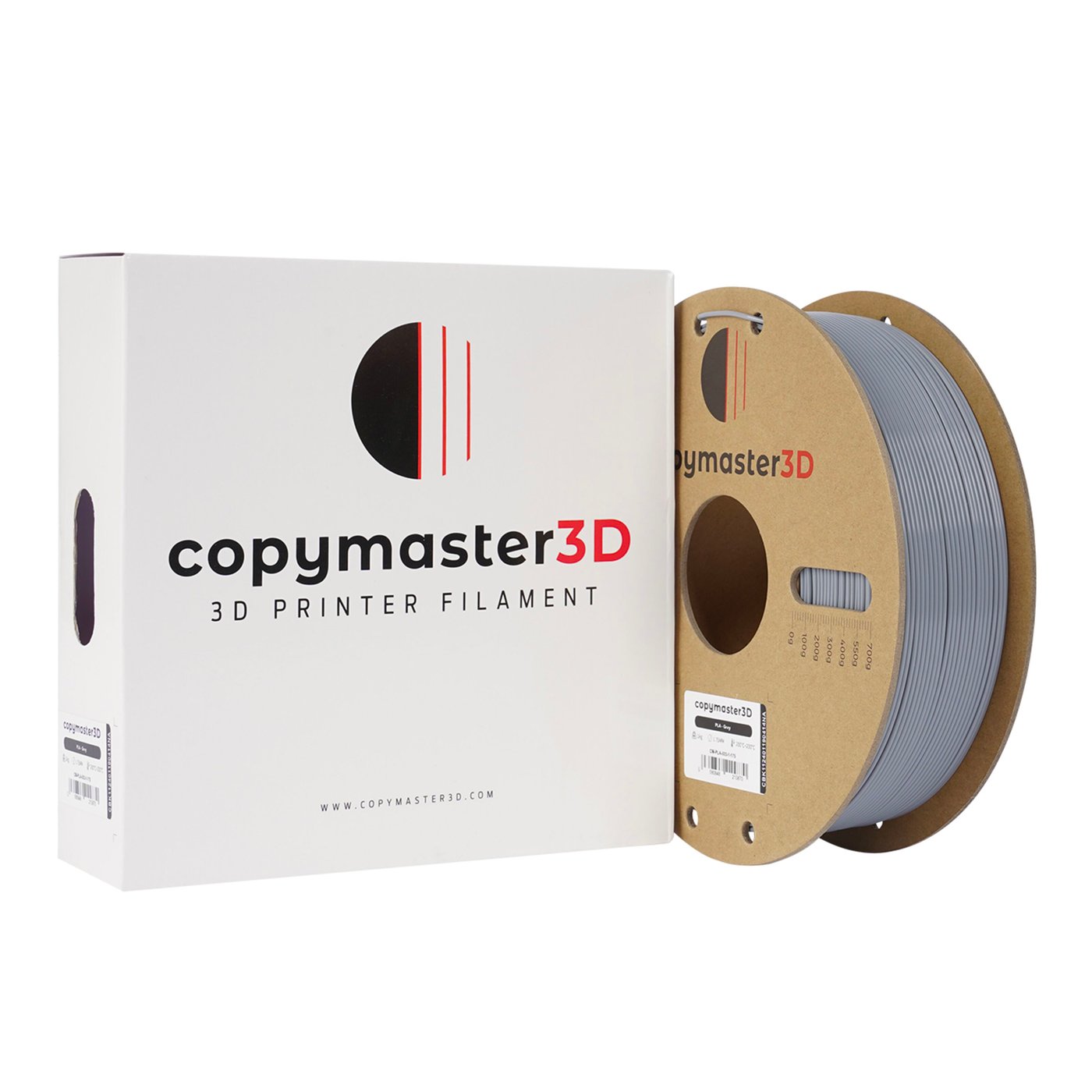 Copymaster3D PLA-filament för 3D-skrivare 1,75 mm Grå
