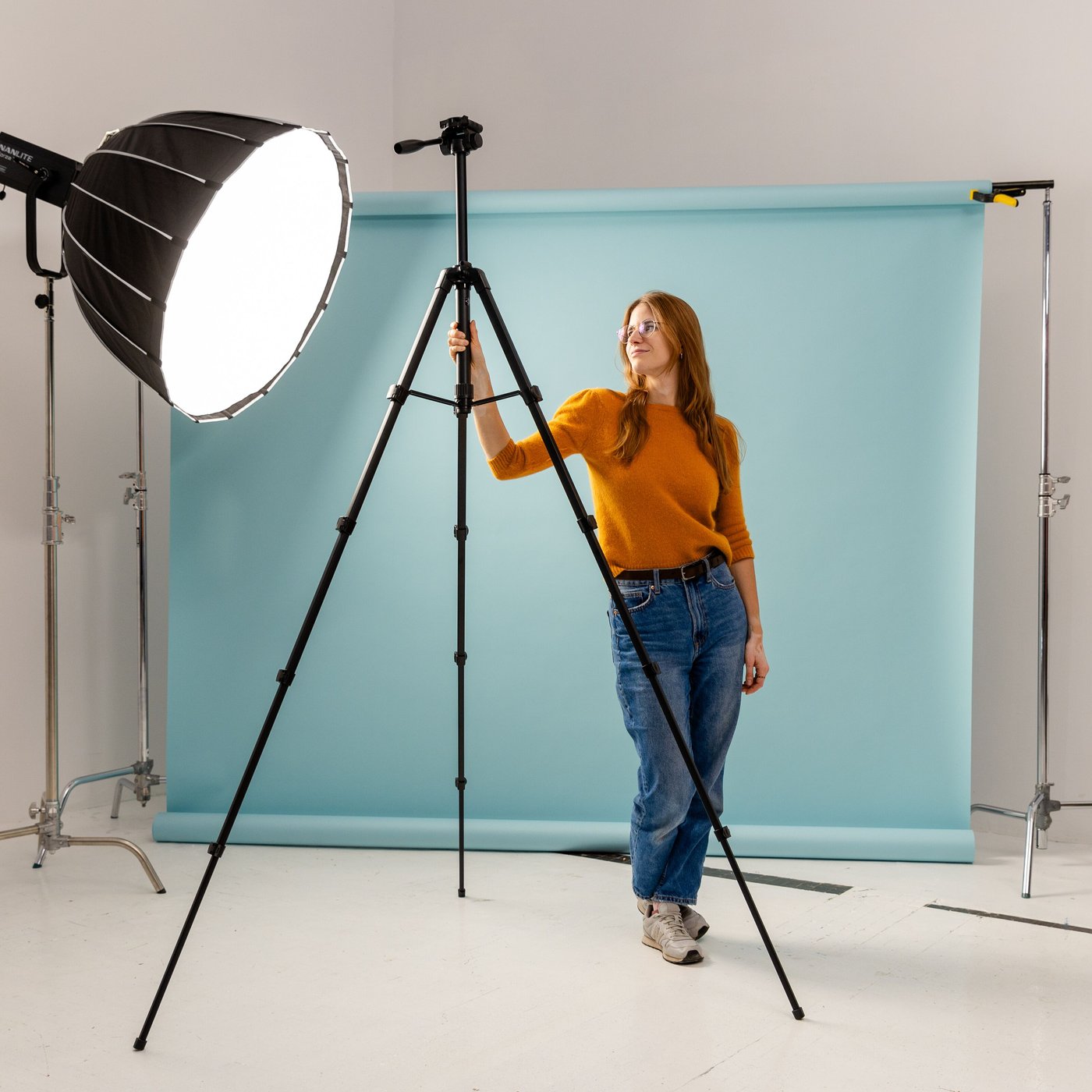 Velbon EX-650 med mobilhållare