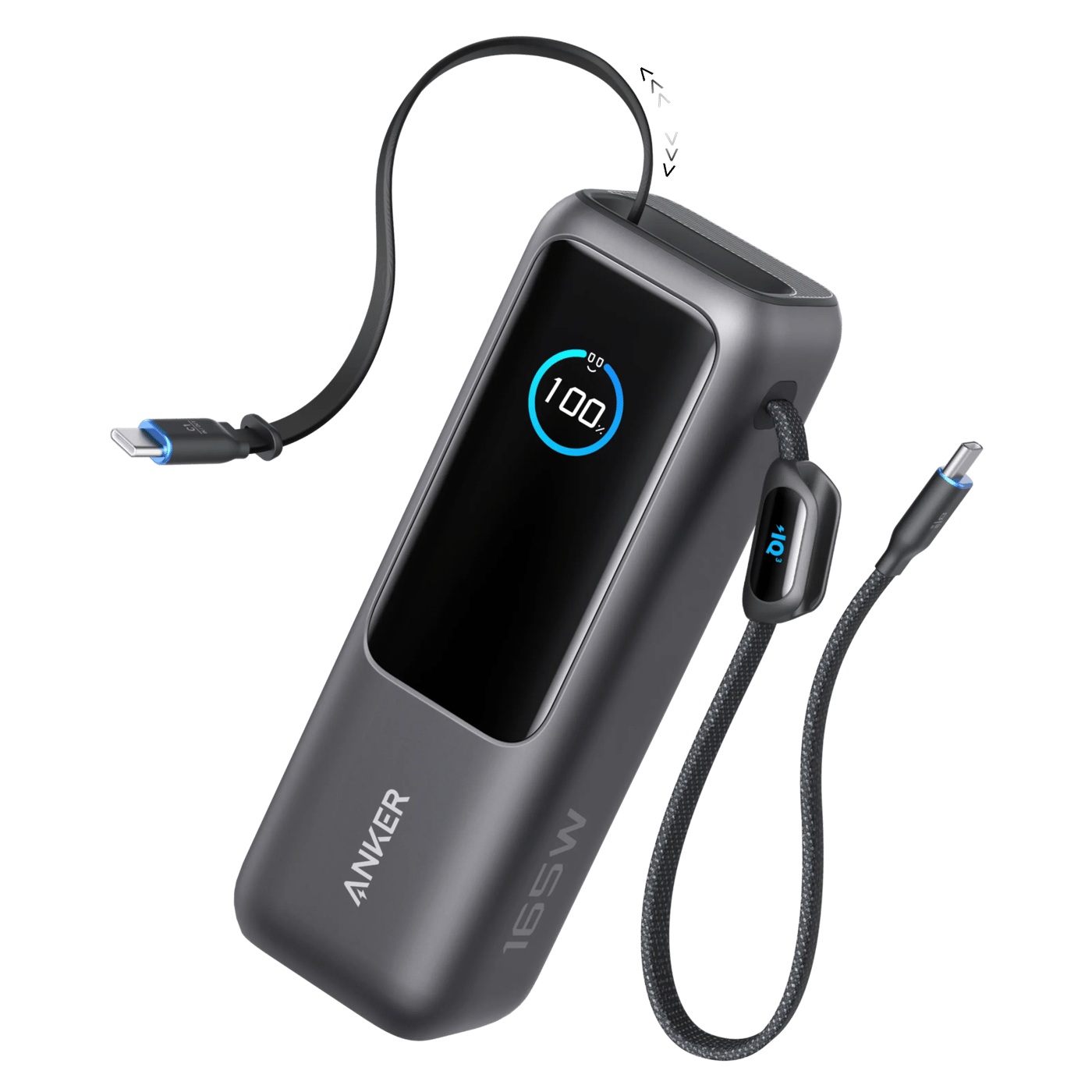 Anker Powerbank 165 W 25000 mAh med kablar