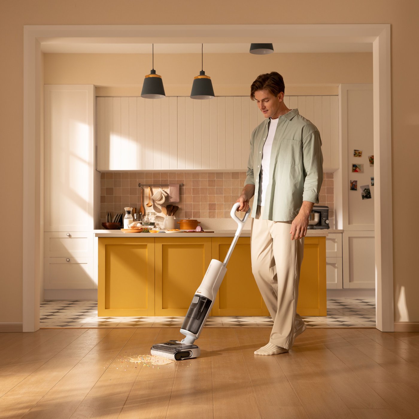 Roborock F25 RT Skaftdammsugare Vit