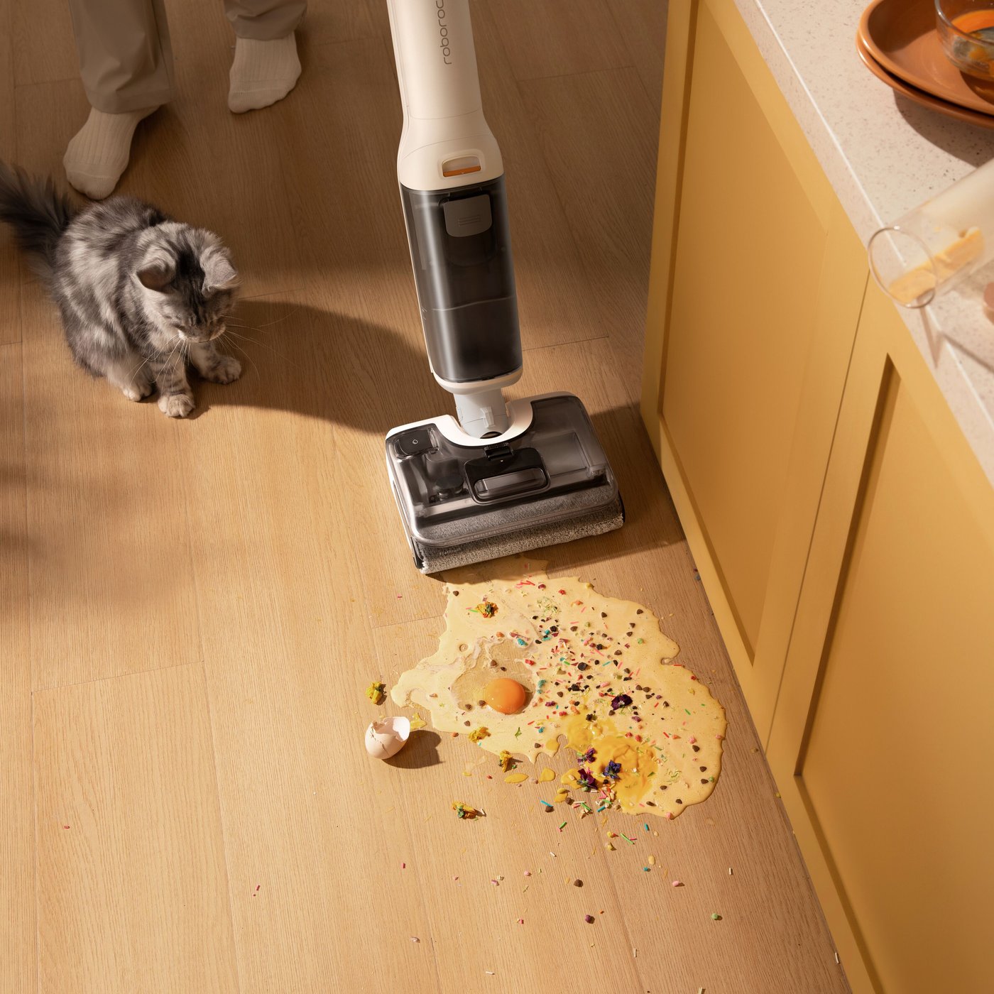 Roborock F25 RT Skaftdammsugare Vit