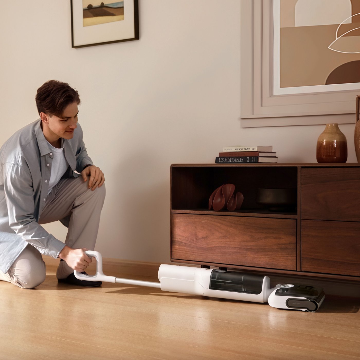 Roborock F25 RT Skaftdammsugare Vit