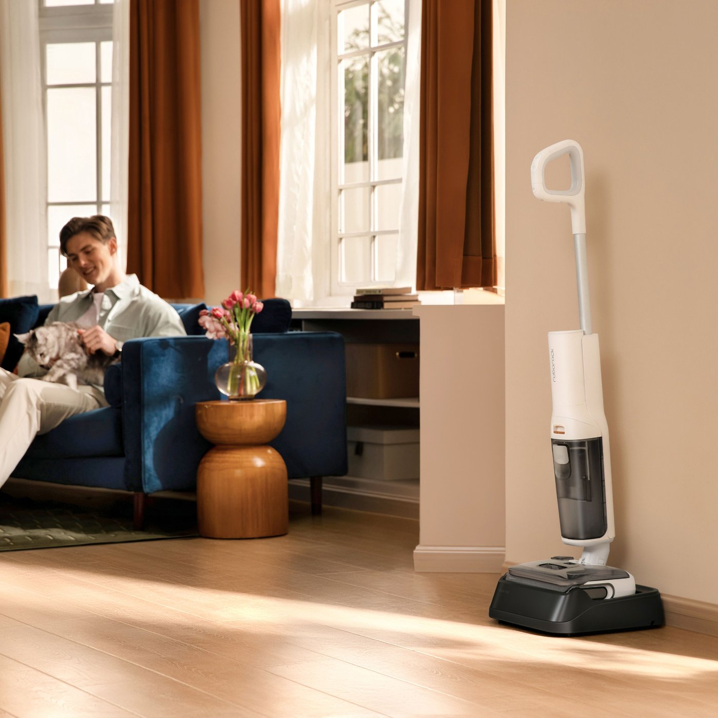 Roborock F25 RT Skaftdammsugare Vit