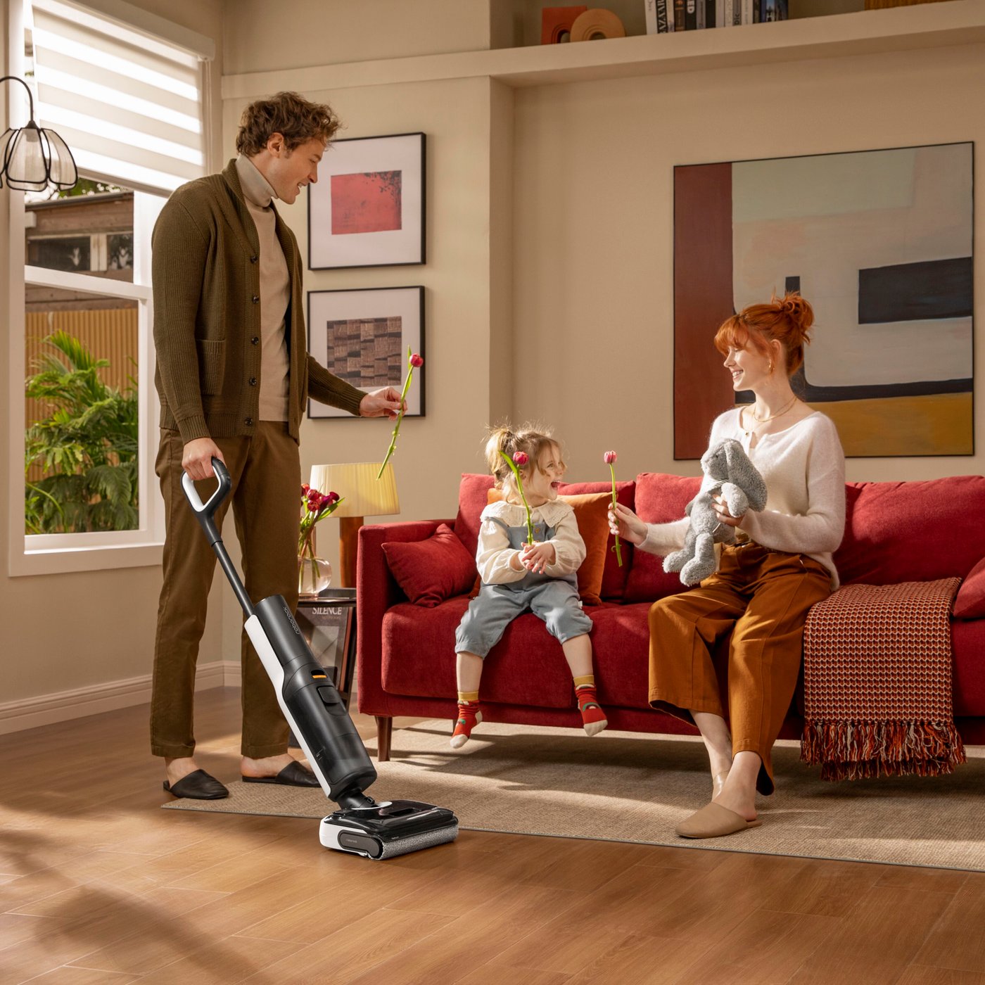 Roborock F25 Skaftdammsugare Svart