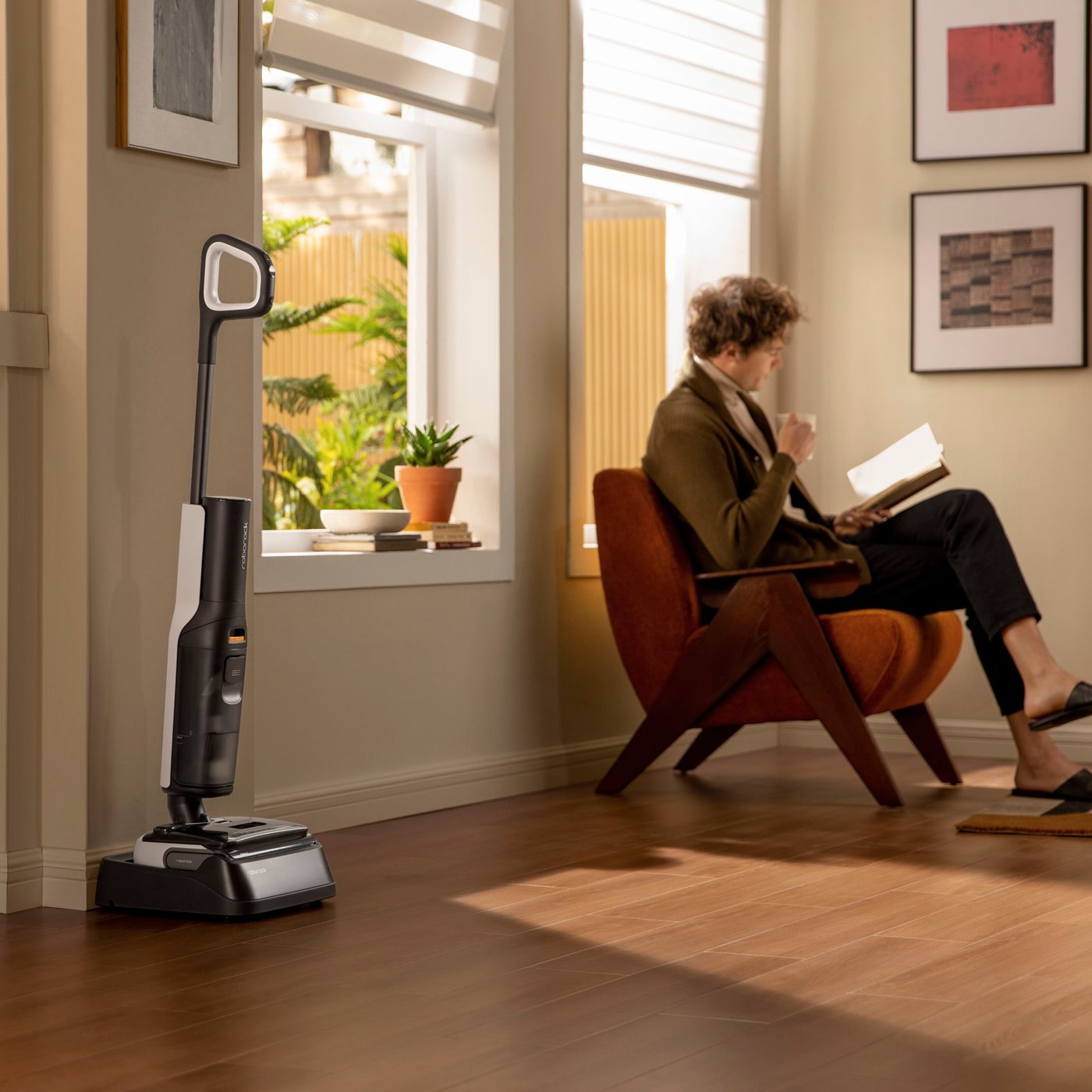 Roborock F25 Skaftdammsugare Svart