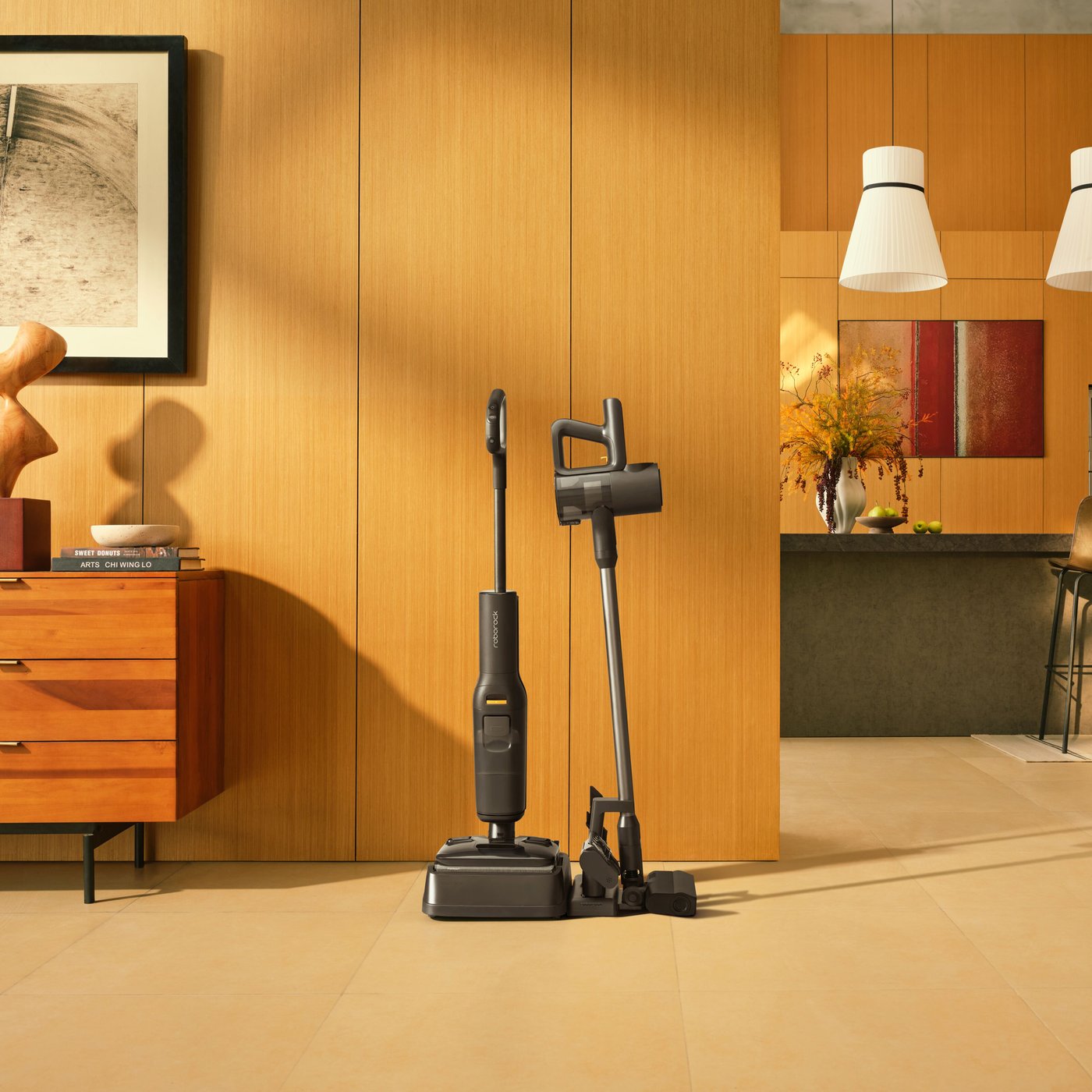 Roborock F25 ACE Combo Skaftdammsugare Svart