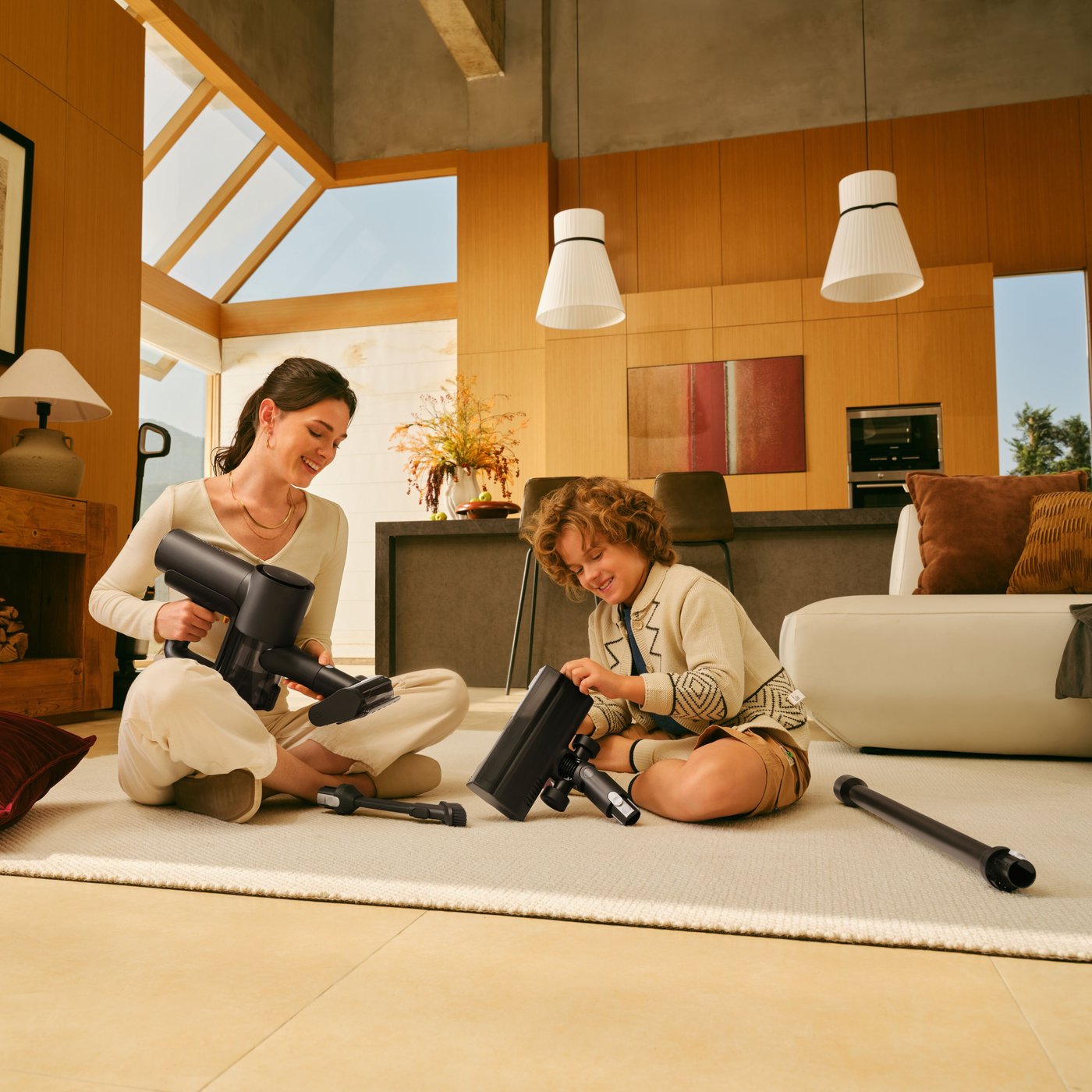 Roborock F25 ACE Combo Skaftdammsugare Svart