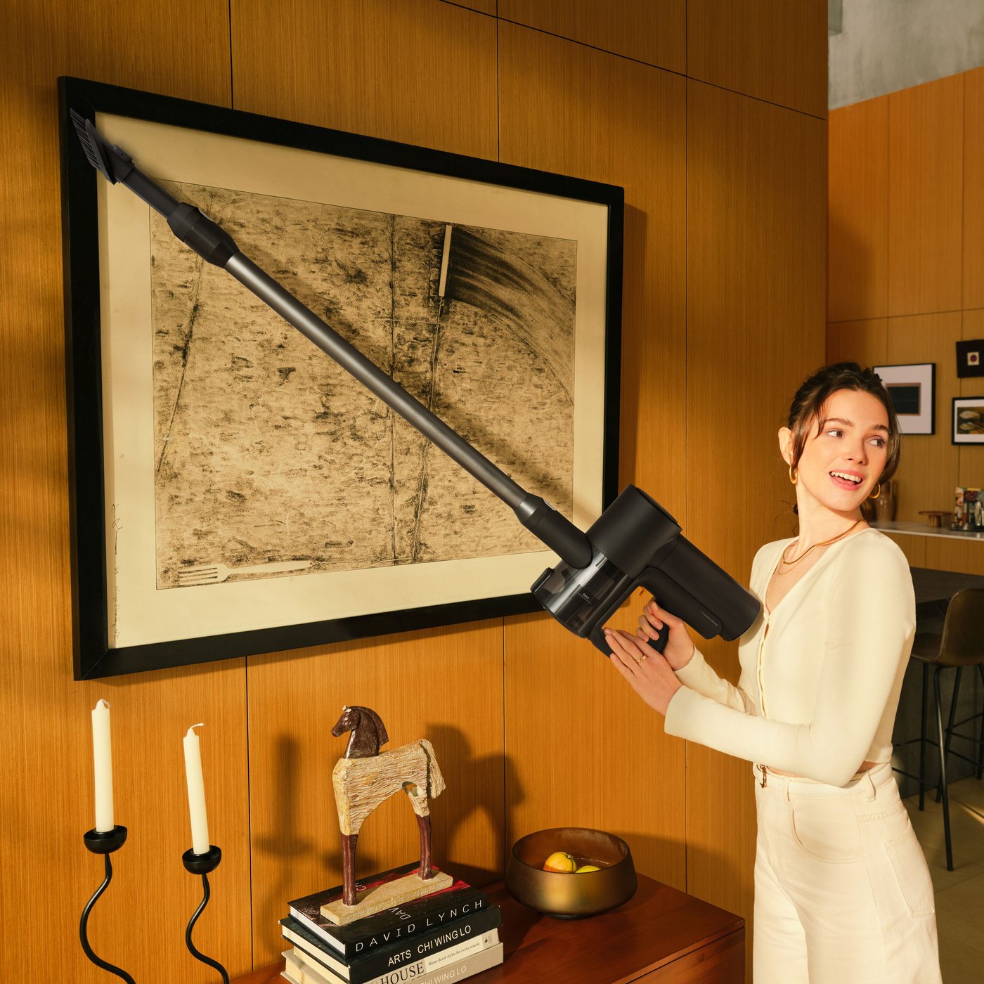 Roborock F25 ACE Combo Skaftdammsugare Svart