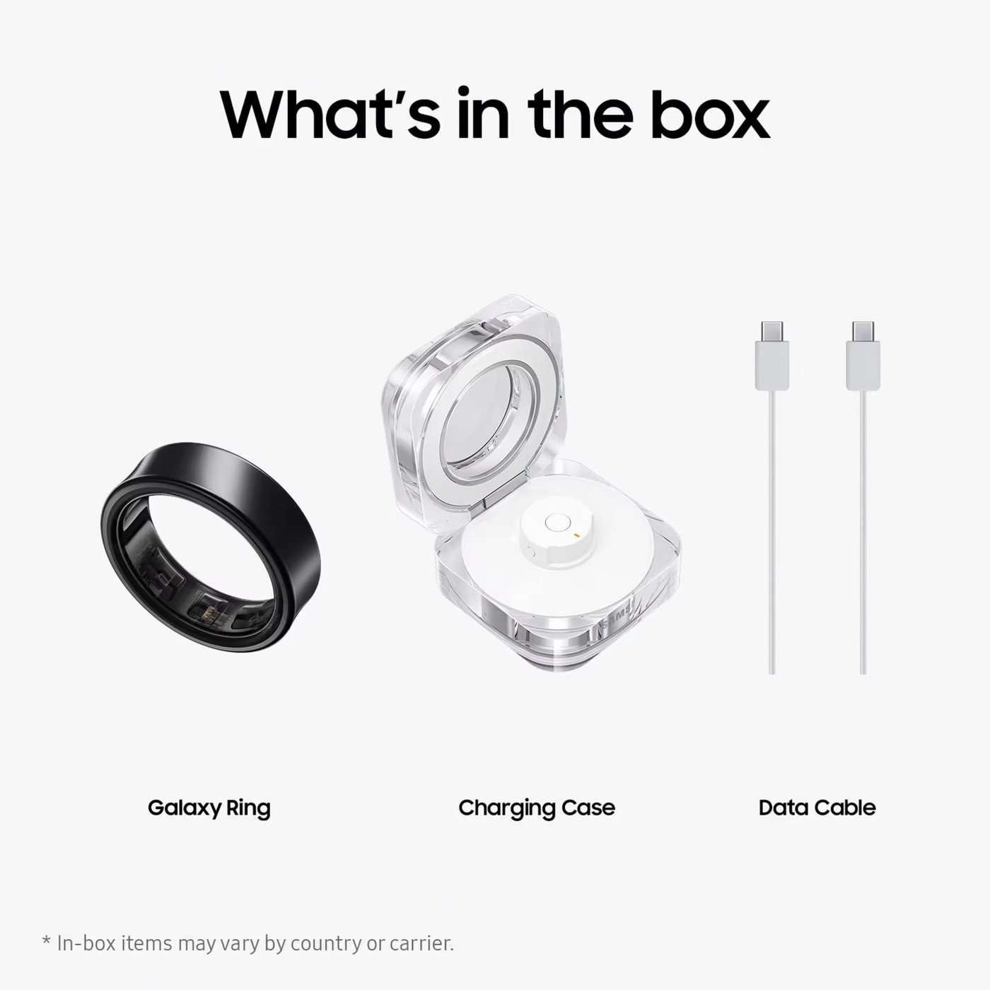 Samsung Galaxy Ring - Titanium Black Størrelse 5