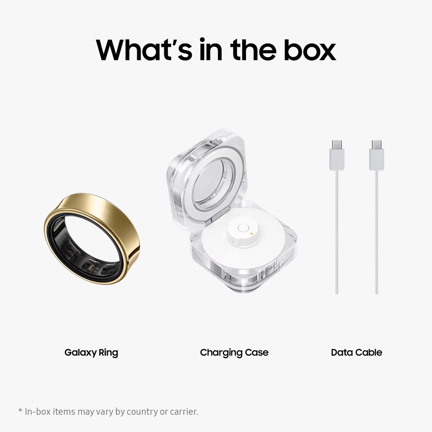 Samsung Galaxy Ring - Titanium Gold Størrelse 9