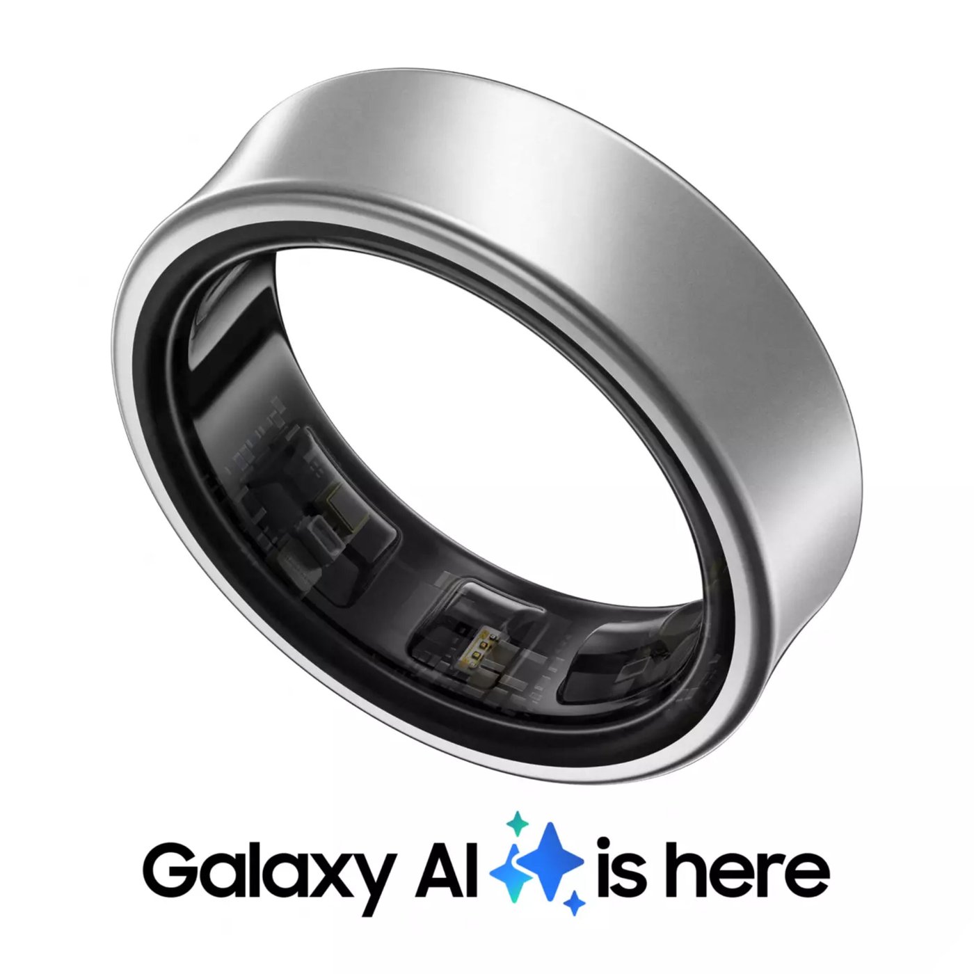 Samsung Galaxy Ring - Titanium Silver Størrelse 8