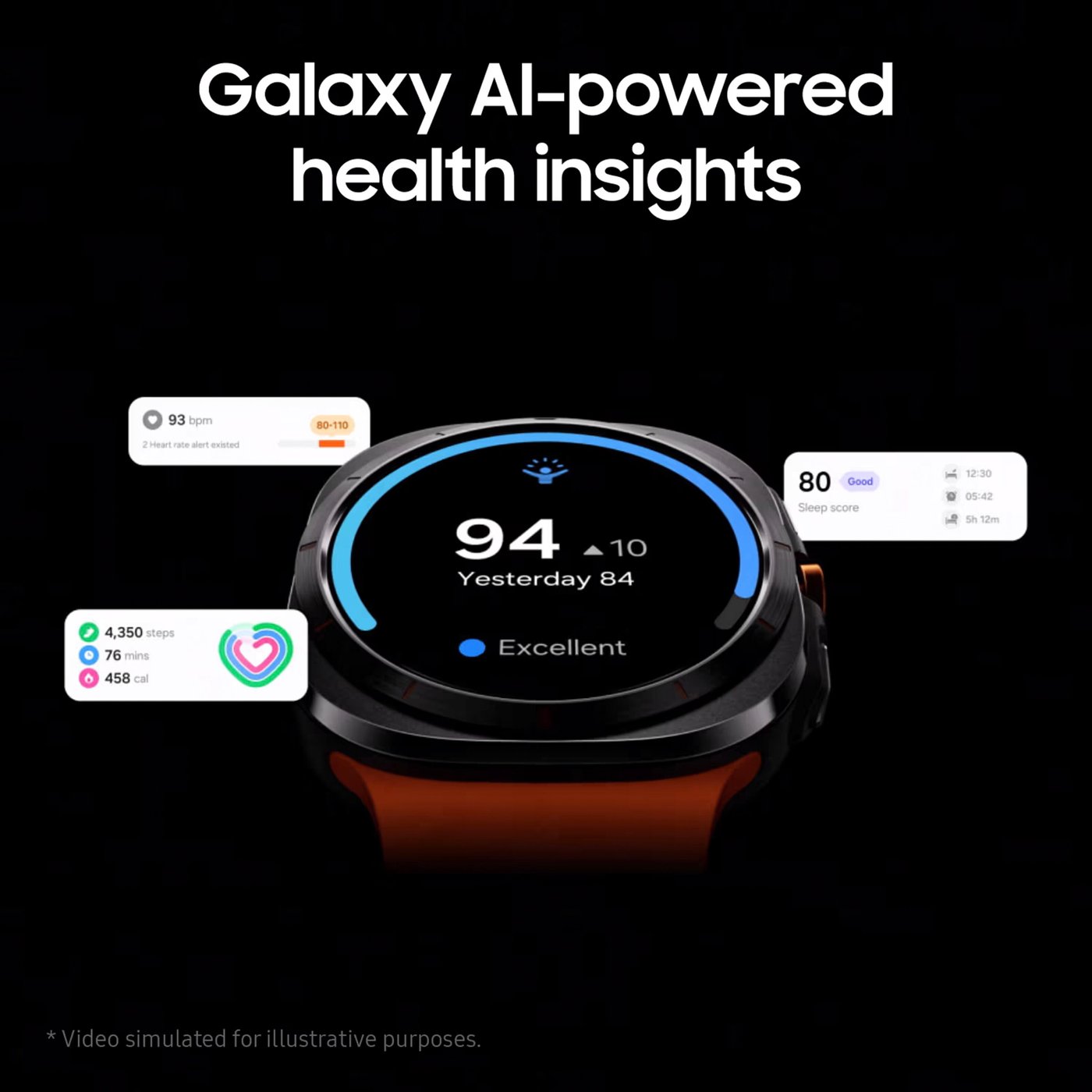 Samsung Galaxy Watch Ultra 47mm Mørkegrå