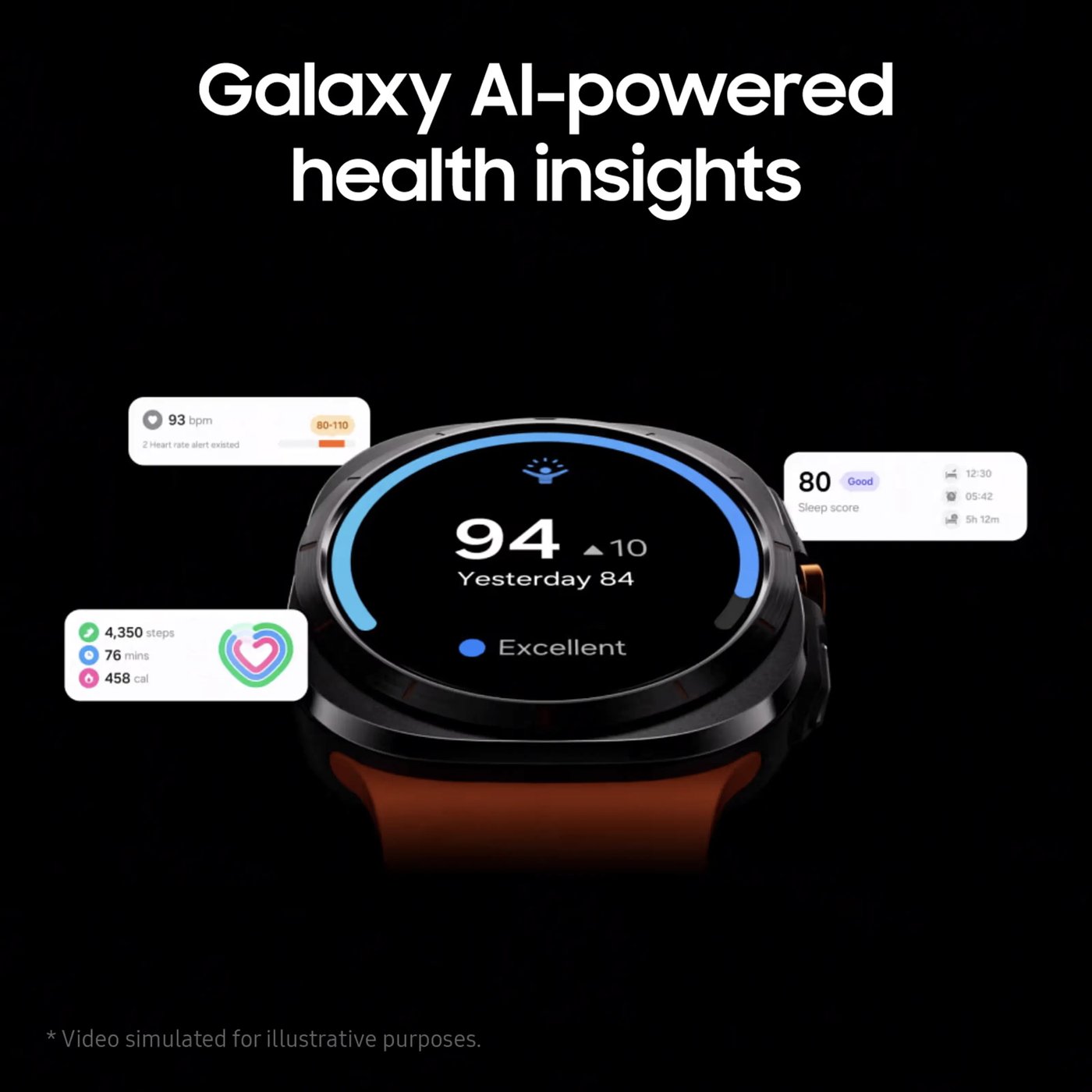 Samsung Galaxy Watch Ultra 47mm Hvit