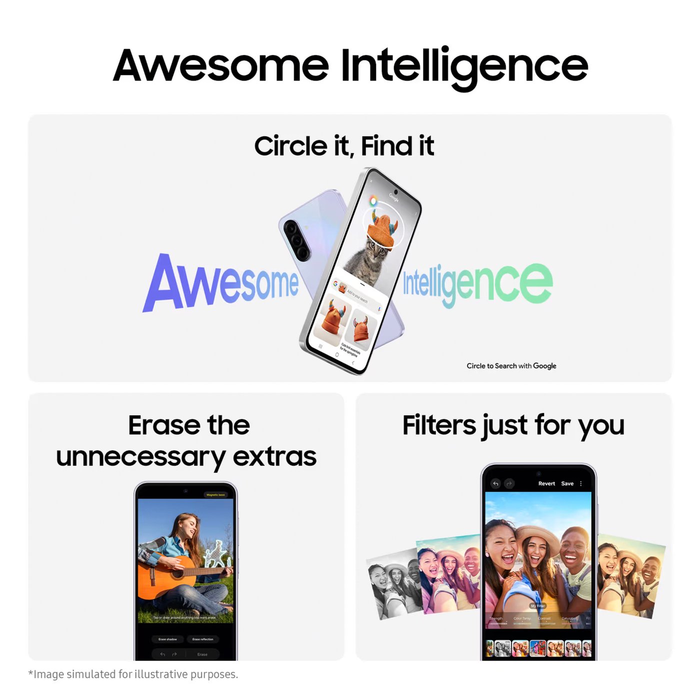 Samsung Galaxy A36 5G 128GB Vit