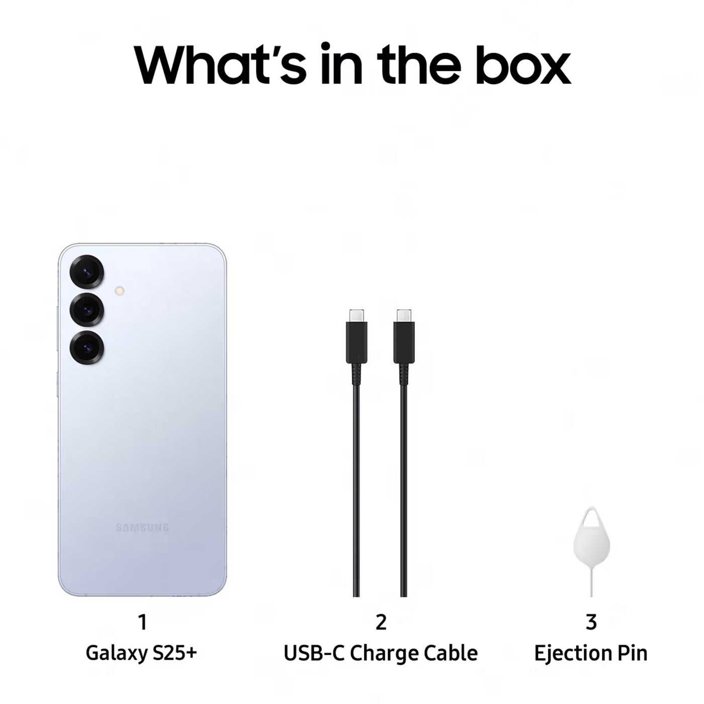 Samsung Galaxy S25+ 256 GB Isblå