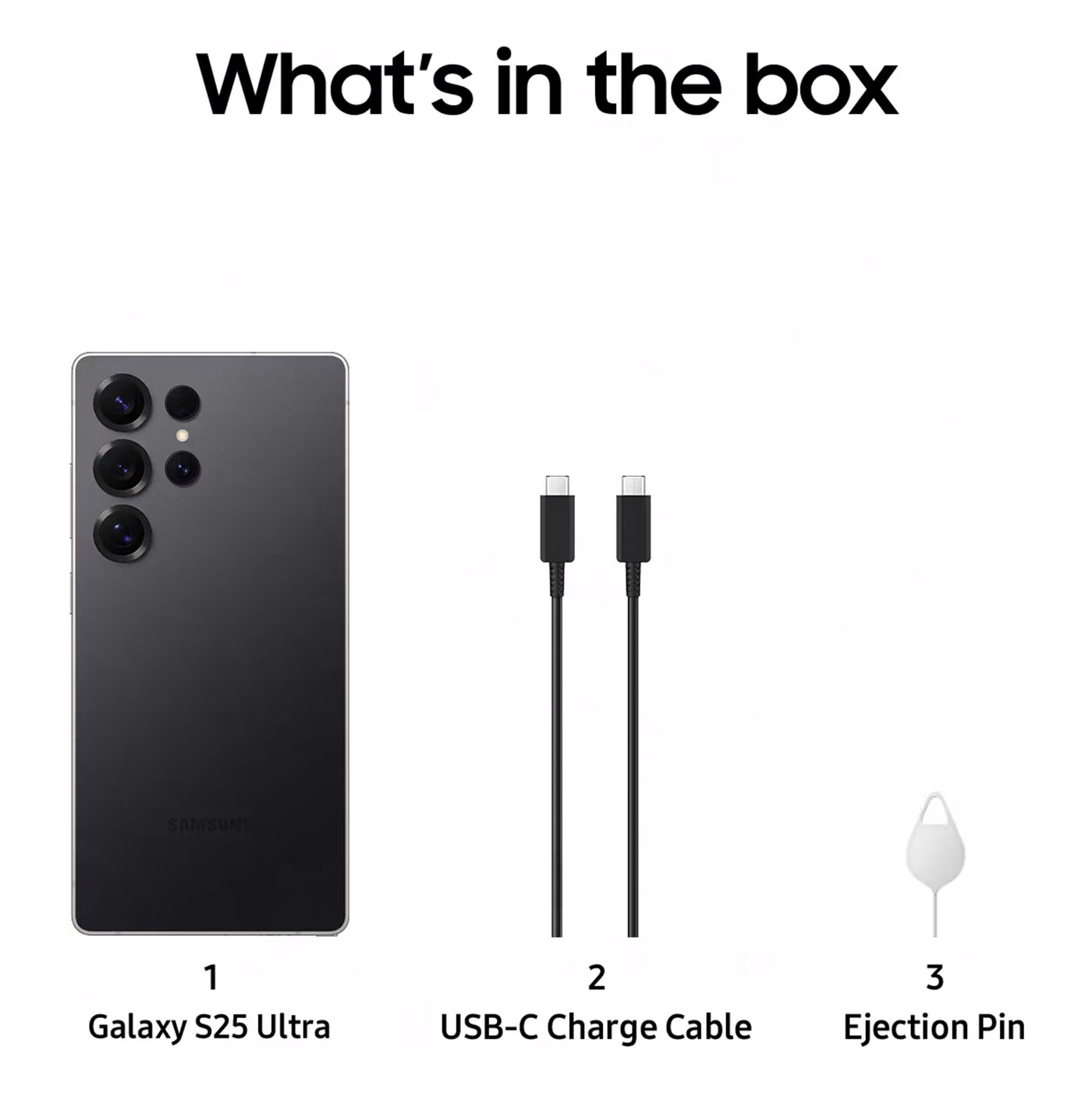 Samsung Galaxy S25 Ultra 256 GB Titan-svart