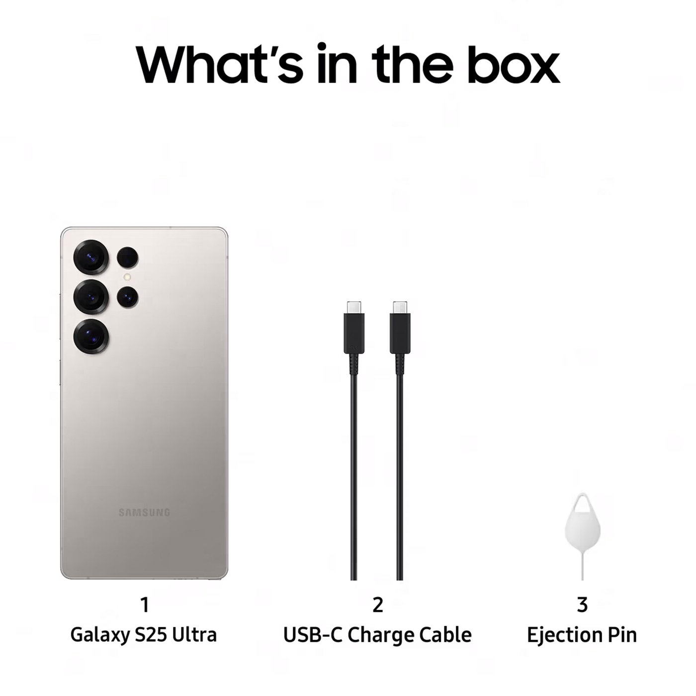 Samsung Galaxy S25 Ultra 256GB Titan Grå