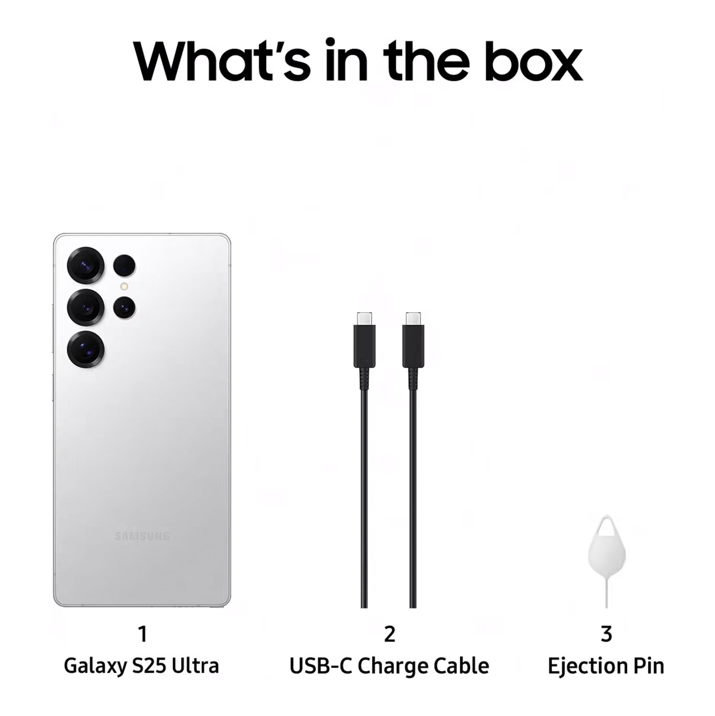 Samsung Galaxy S25 Ultra 256GB Titan Vitsilver