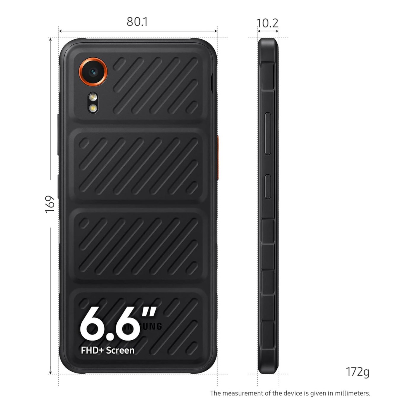 Samsung Galaxy Xcover 7 128 GB Svart