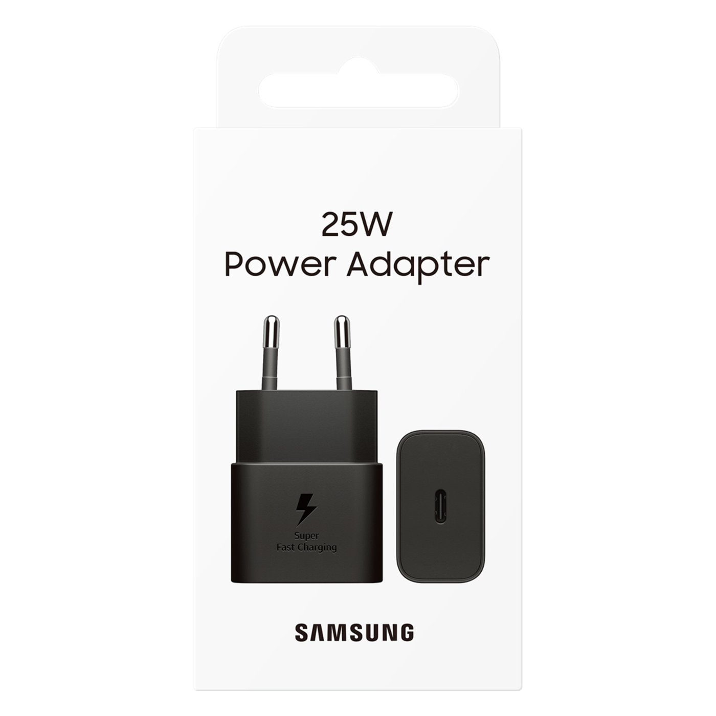 Samsung Original 25 W Hurtiglader USB-C PD Svart