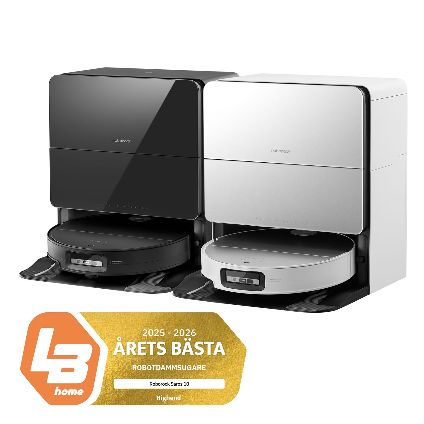 Roborock Saros 10 Svart