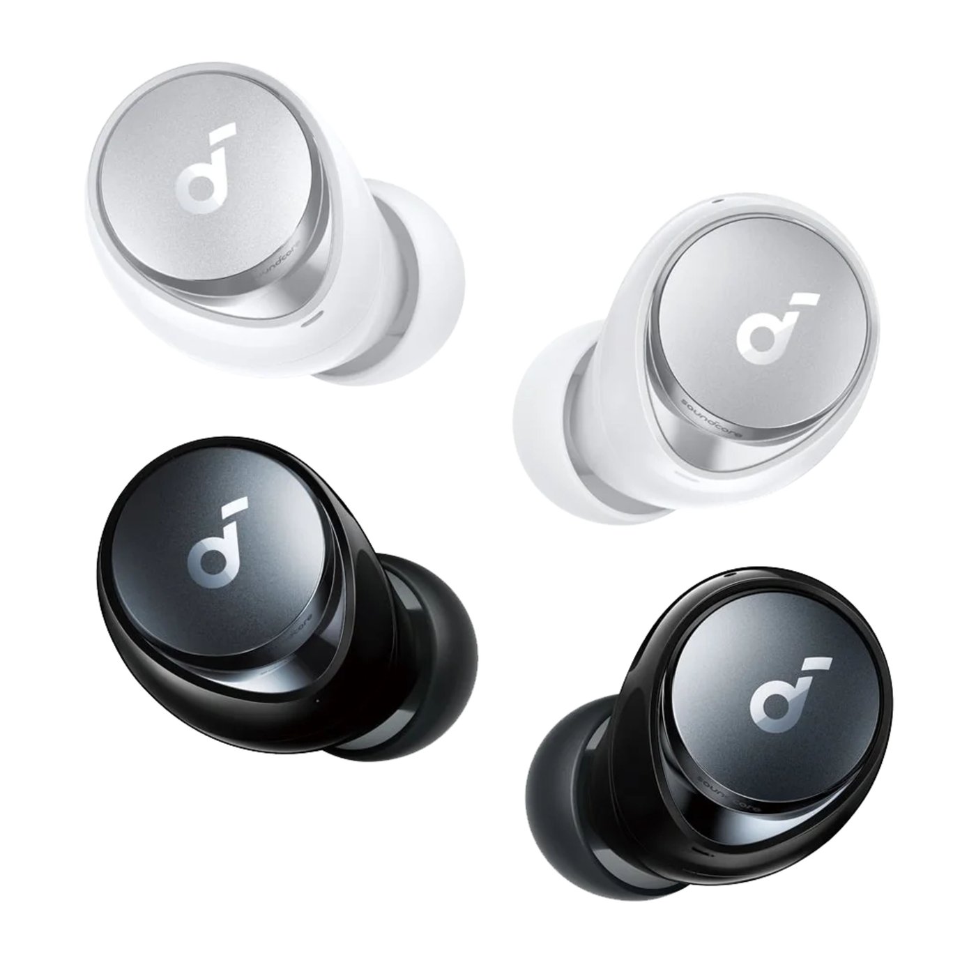 Soundcore Space A40 Trådlösa hörlurar med ANC Svart