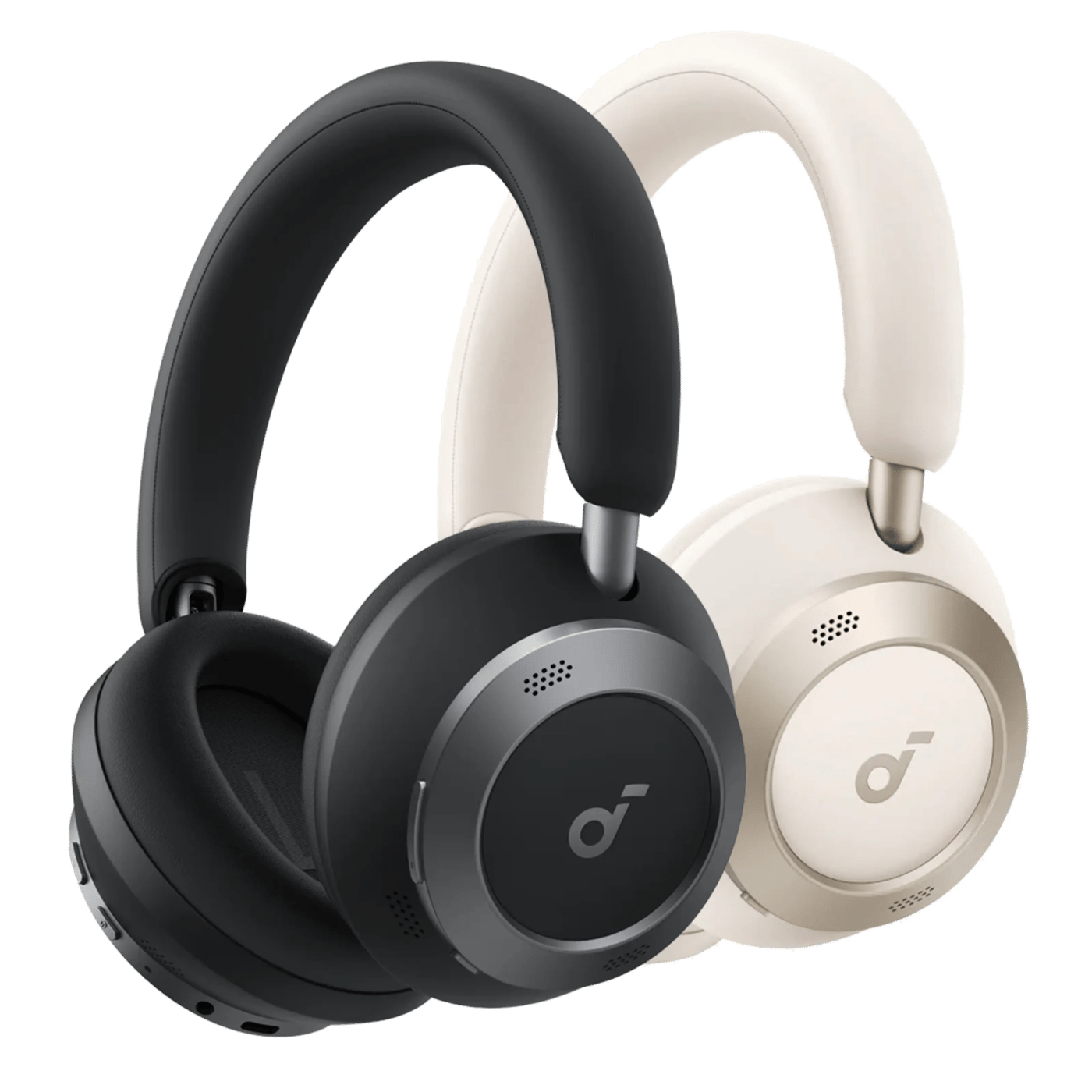 Soundcore Space One Pro Trådløse ANC-hodetelefoner Cream-White