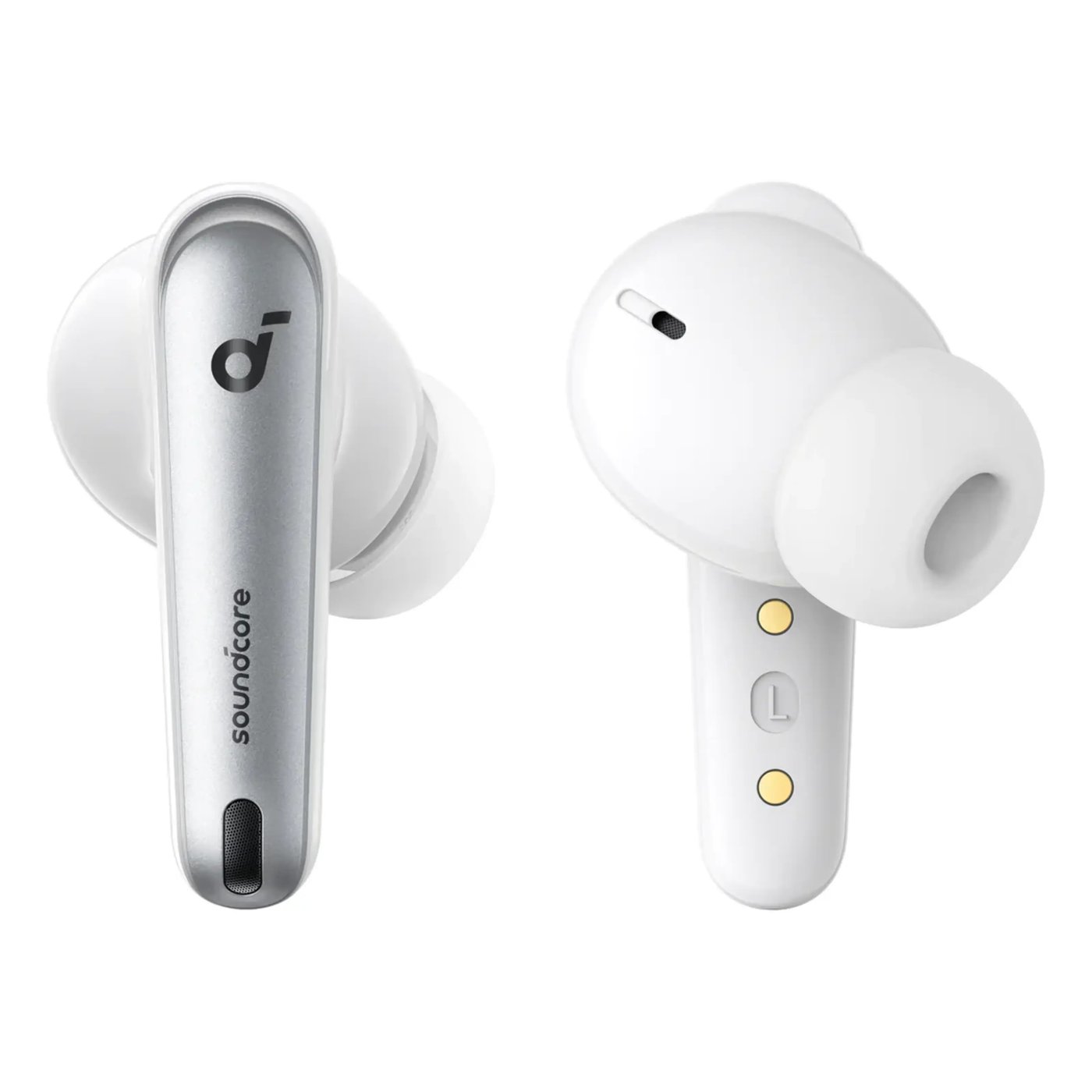 Soundcore Liberty 4 NC trådløse hodetelefoner med støyreduksjon Clear White