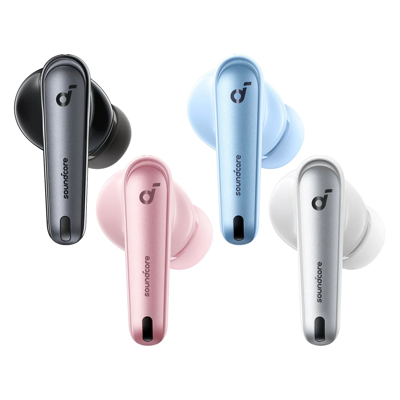 Soundcore Liberty 4 Trådløse hodetelefoner med ANC 2.0 Light Blue