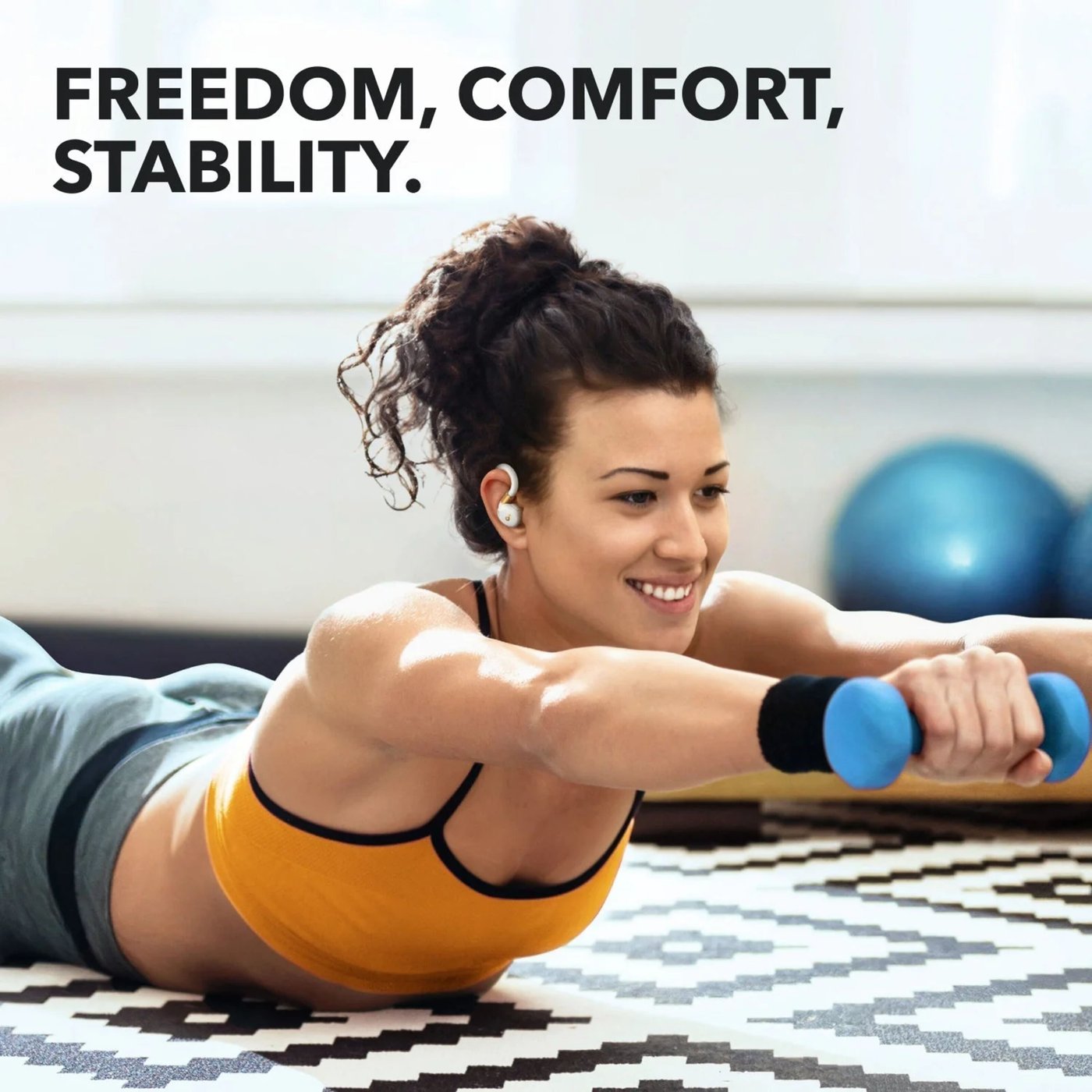 Soundcore Sport X20 Trådløse hodetelefoner med ANC White