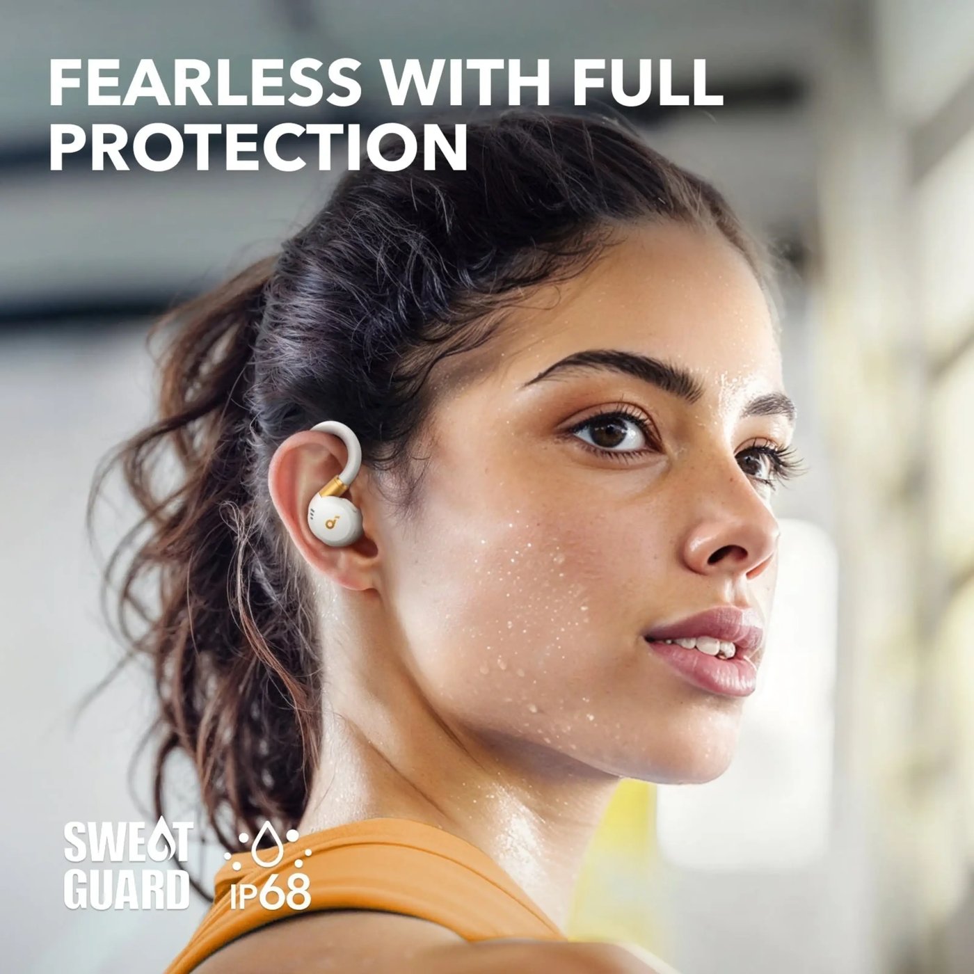 Soundcore Sport X20 trådløse hodetelefoner med støyreduksjon Hvit