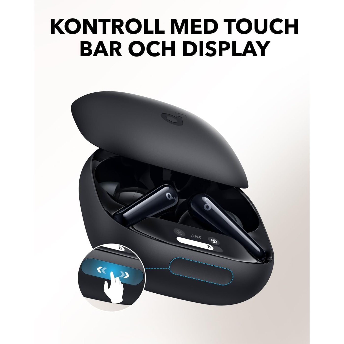 Soundcore Liberty 4 Pro Trådlösa hörlurar med ANC 2.0 Black