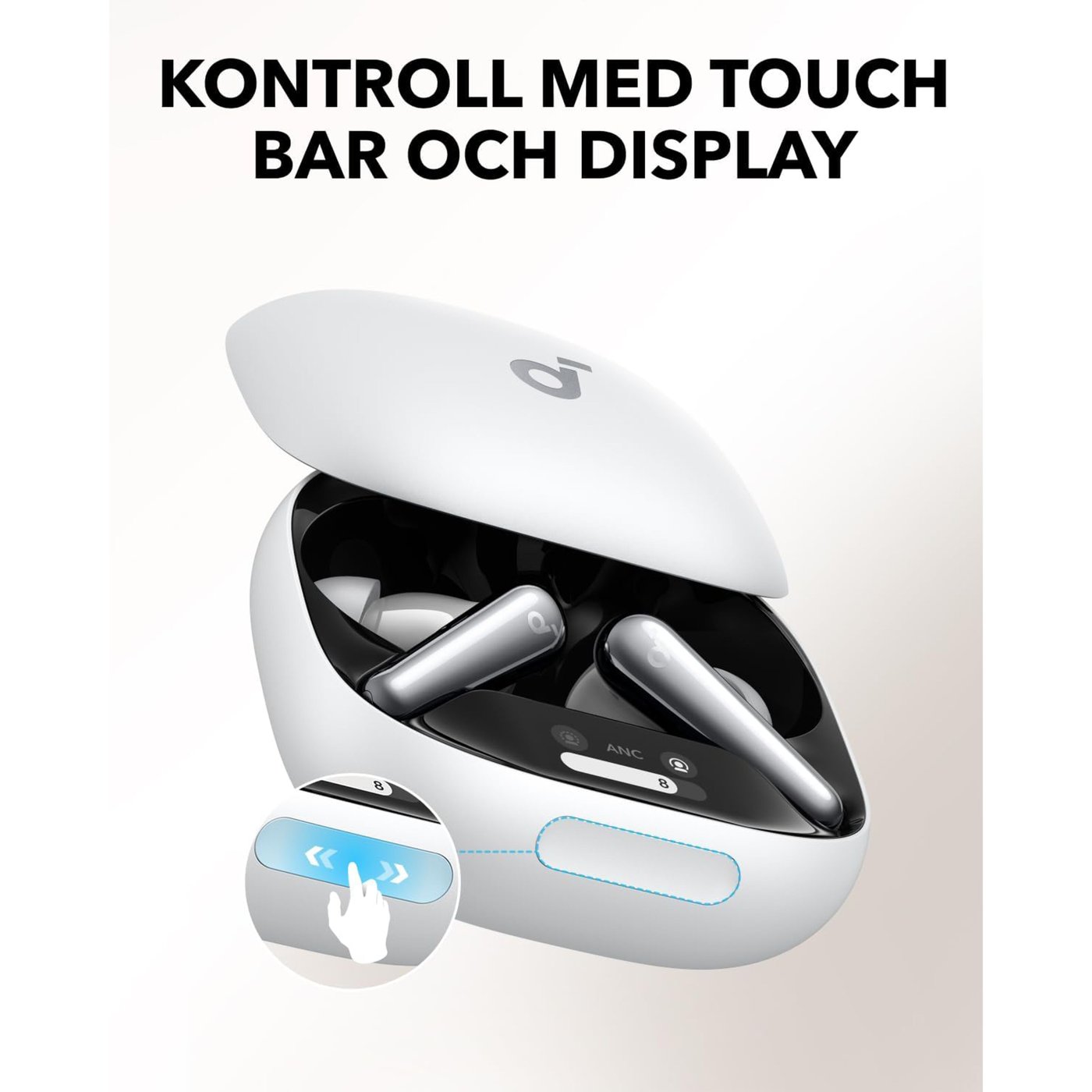 Soundcore Liberty 4 Pro Trådløse hodetelefoner med ANC 2.0 White