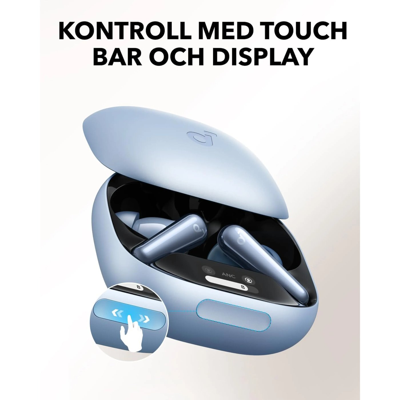 Soundcore Liberty 4 Pro trådløse hodetelefoner med støyreduksjon Blue