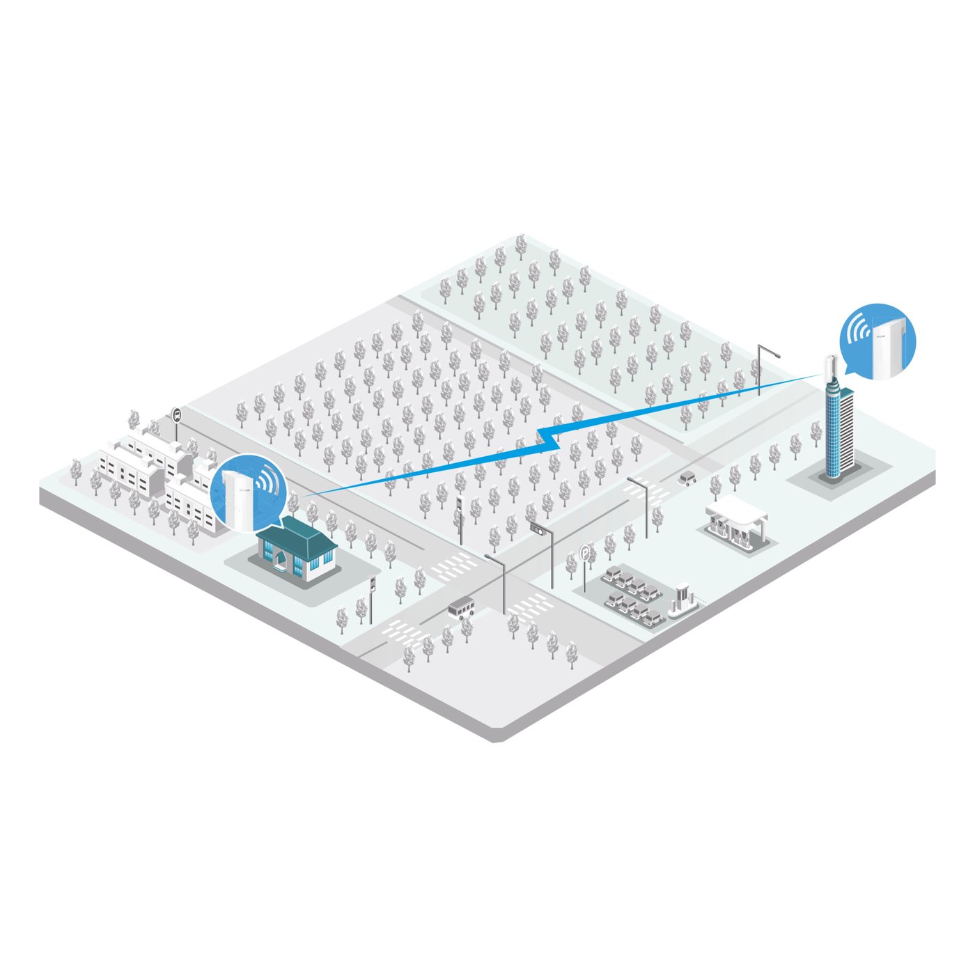 TP-link CPE210 Radiolink for utendørs bruk N300