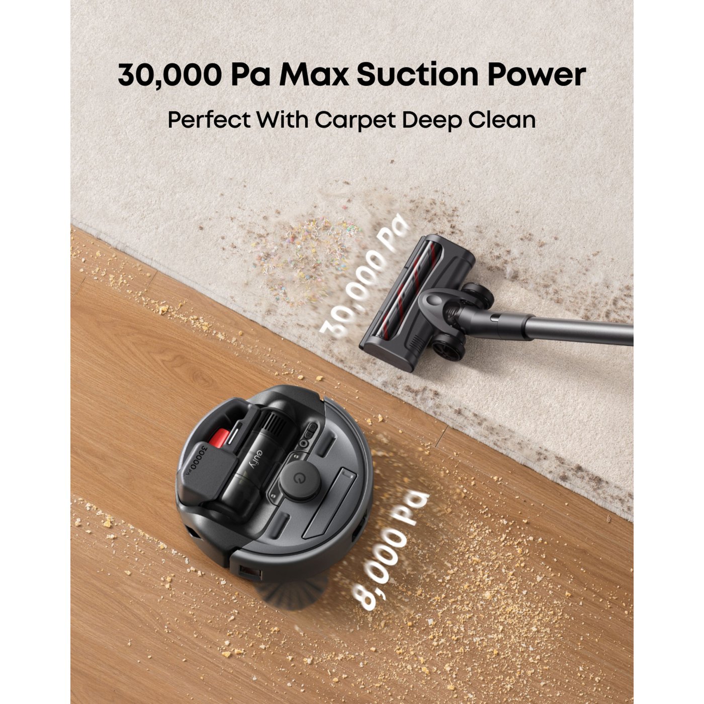 Eufy E20 3-i-1 robotdammsugare