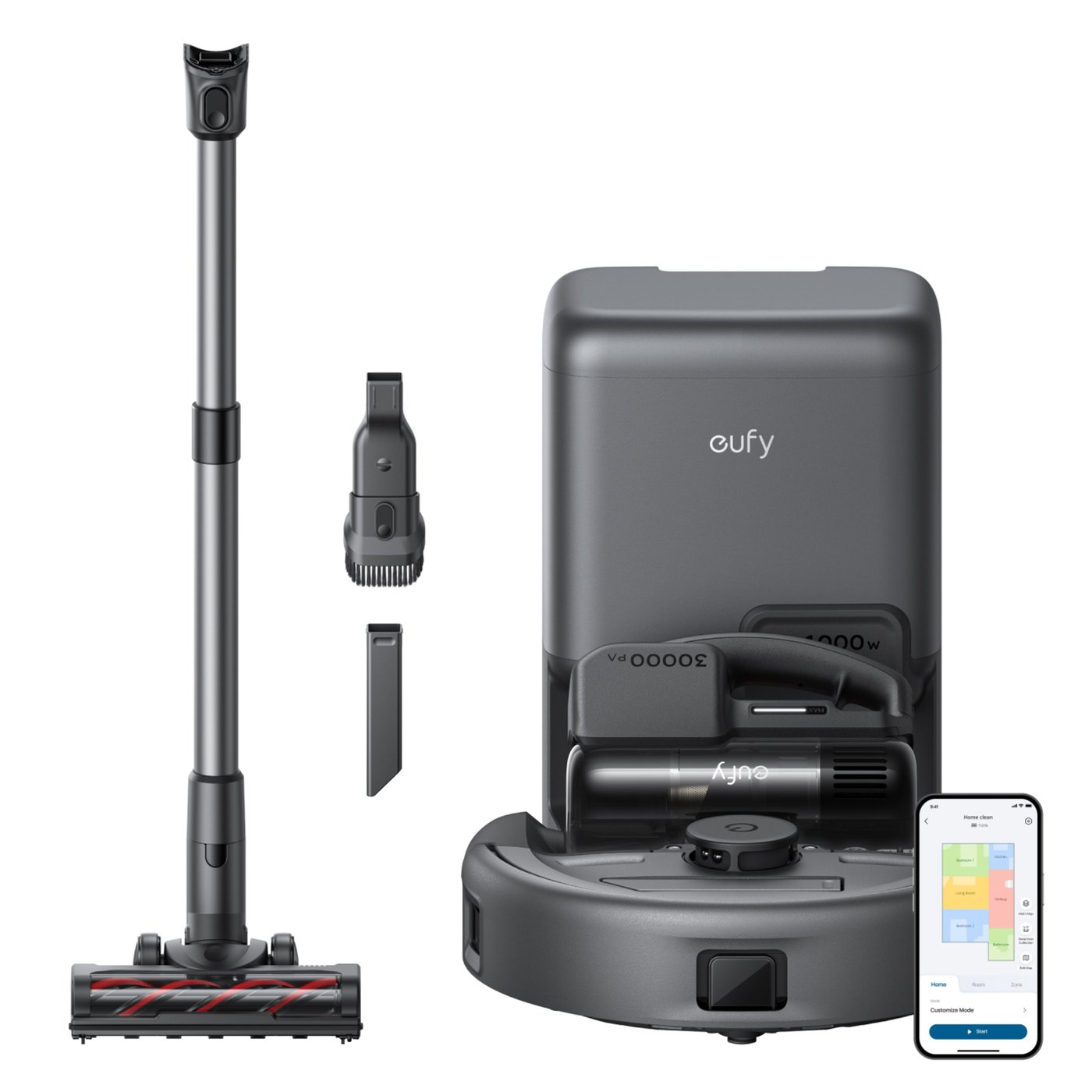 Eufy E20 3-i-1 robotdammsugare